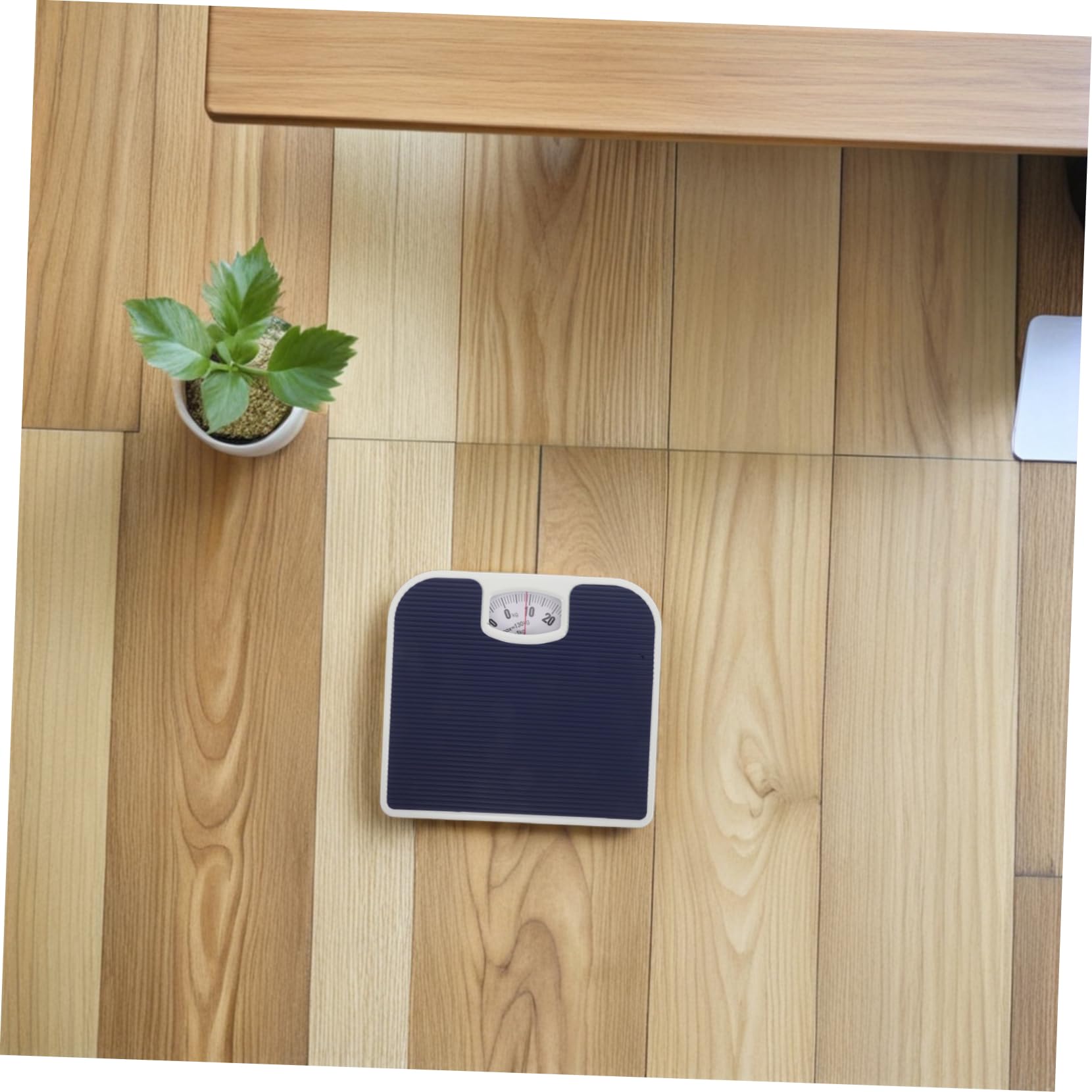 Pèse-personne Facile à Utiliser Mécanique Surface en Pu Précis Design Moderne Structure en Fer et Antidérapant pour Gestion Santé la Salle de Bain ou Bureau