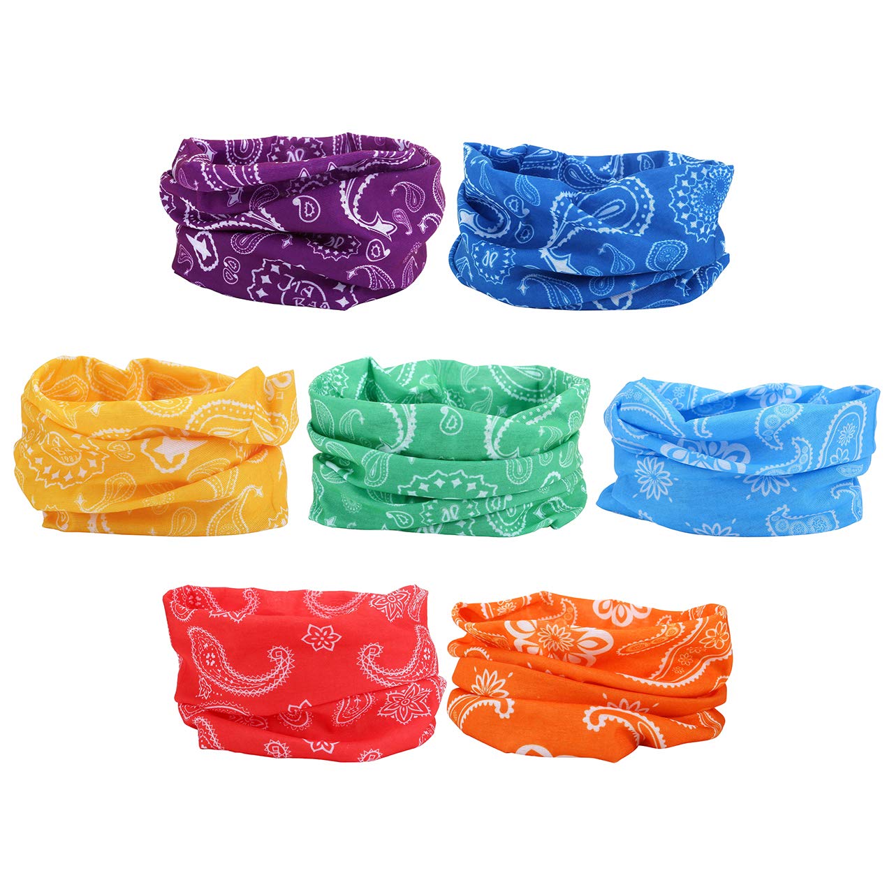 Pañuelos multifuncionales para toda la familia juego de 9 piezas multicolor 8
