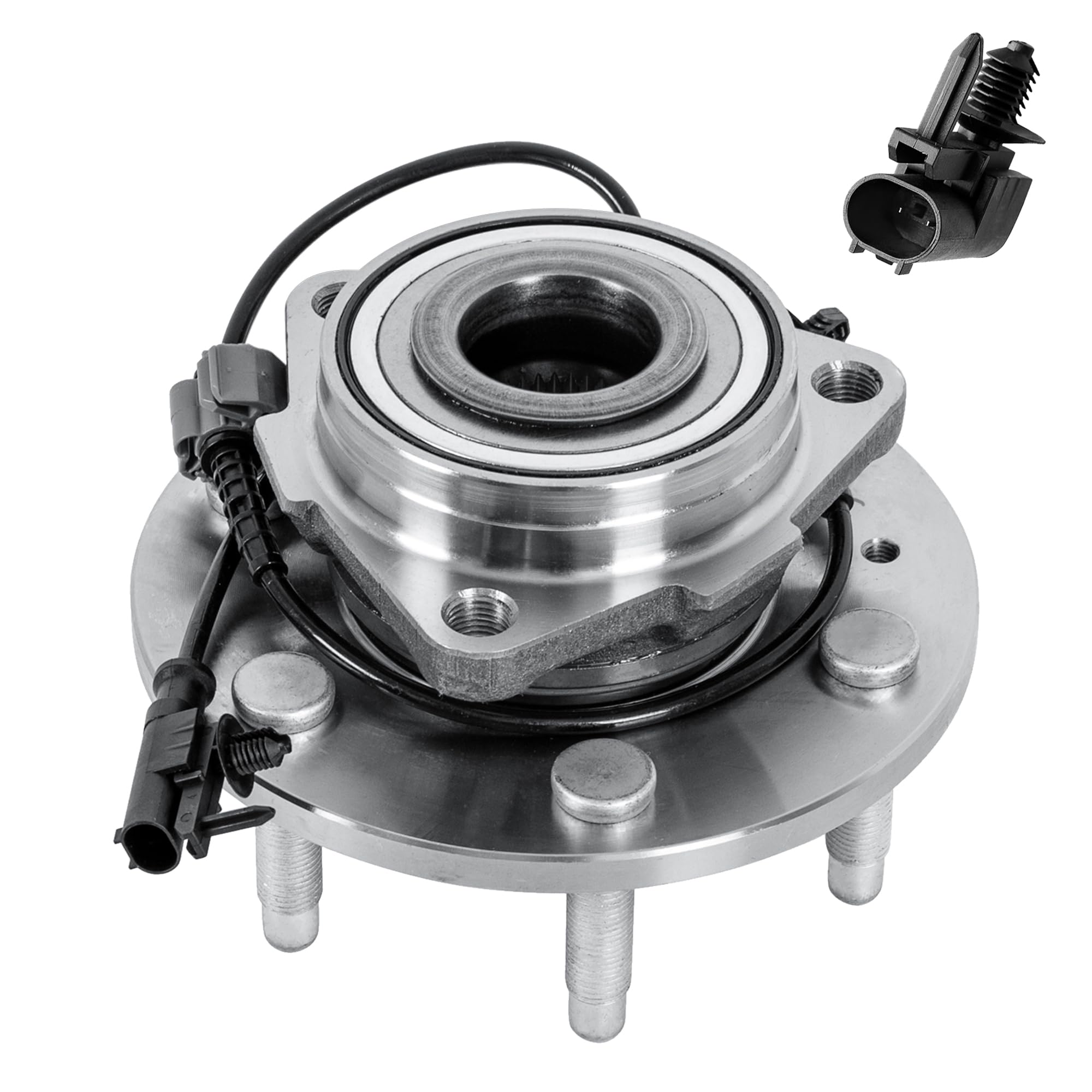 515096 4WD Front Wheel Hub Bearing Compatible with 2007-2013 Silverado