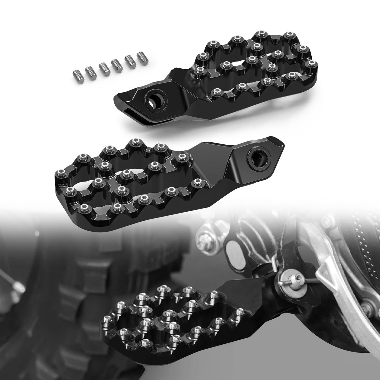Repose-Pieds Inférieurs 10 Mm pour Husqvarna TE FE 2024 et FC FX TX TC 2023