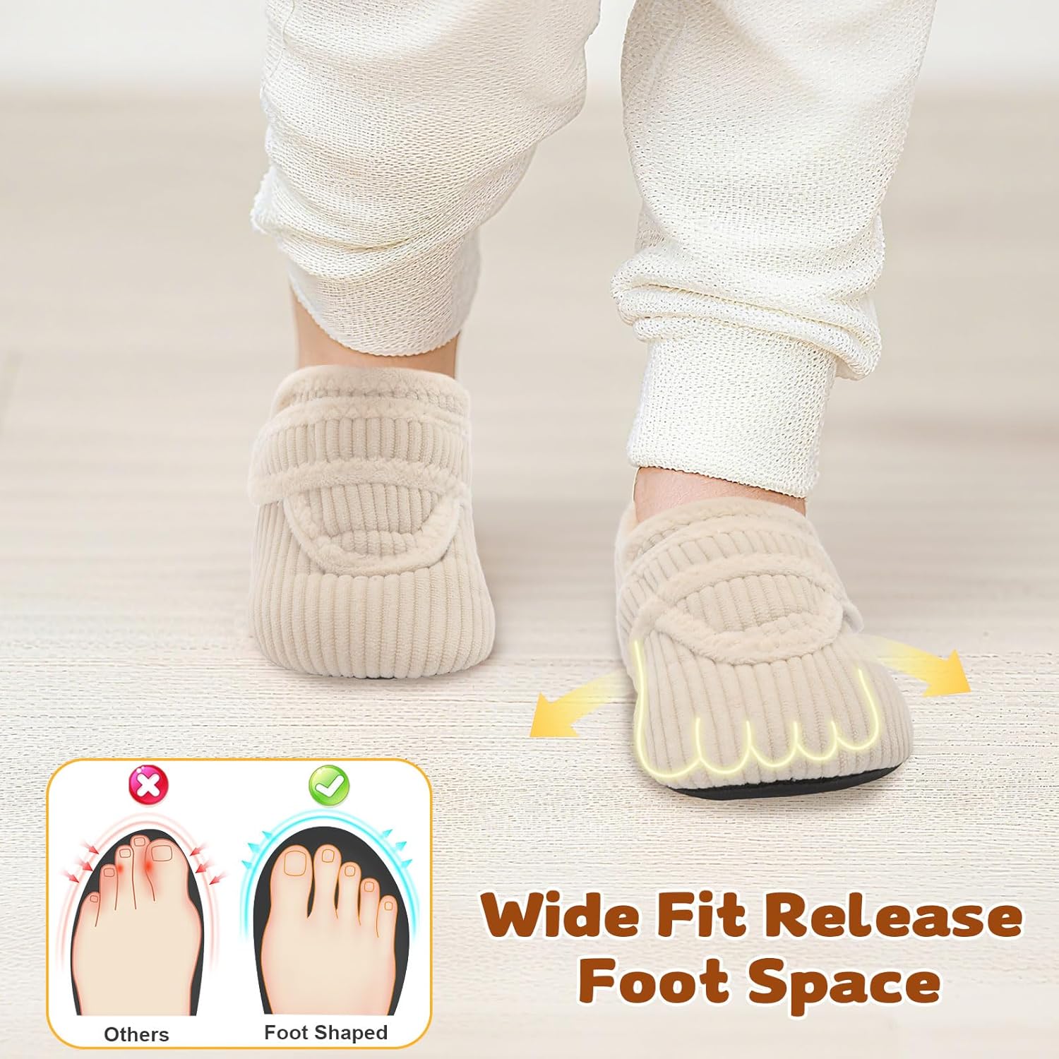 LeIsfIt Toddler Slippers Boys Girls House Shoes Soft Warm Kids House Slippers Slip on Cozy Bedroom Sock Shoes Non-slip Indoor Outdoor Slipper Shoe - Image 3