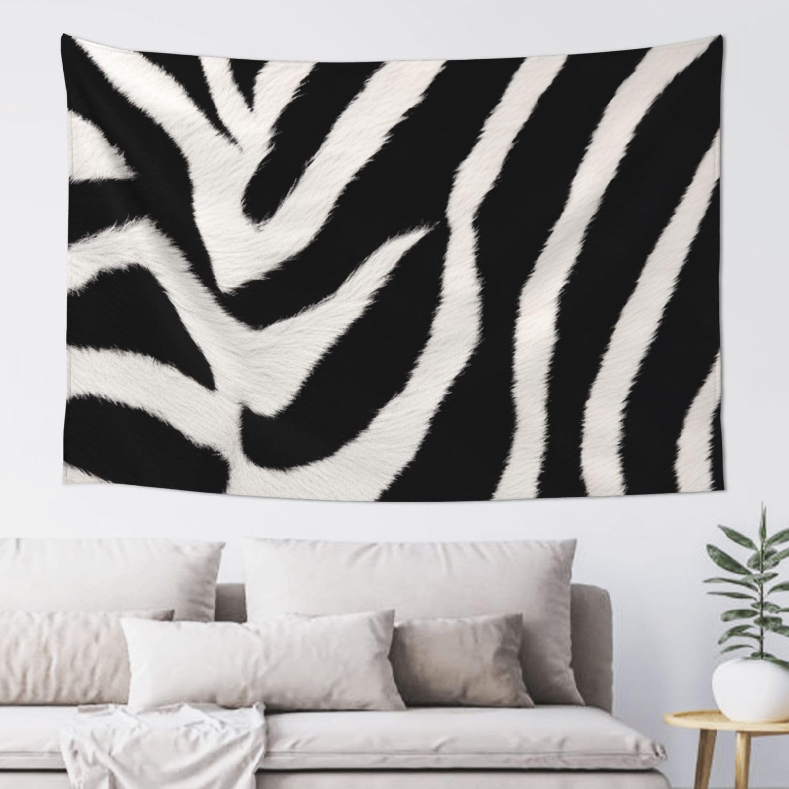 FodPand Zebra Animal Tapestry for Bedroom Aesthetic, Wall Hanging Tapestries Art Decor Backdrop Wall Tapestry for Dorm Living Room Funny Poster Party Banner Background 40" X 60"