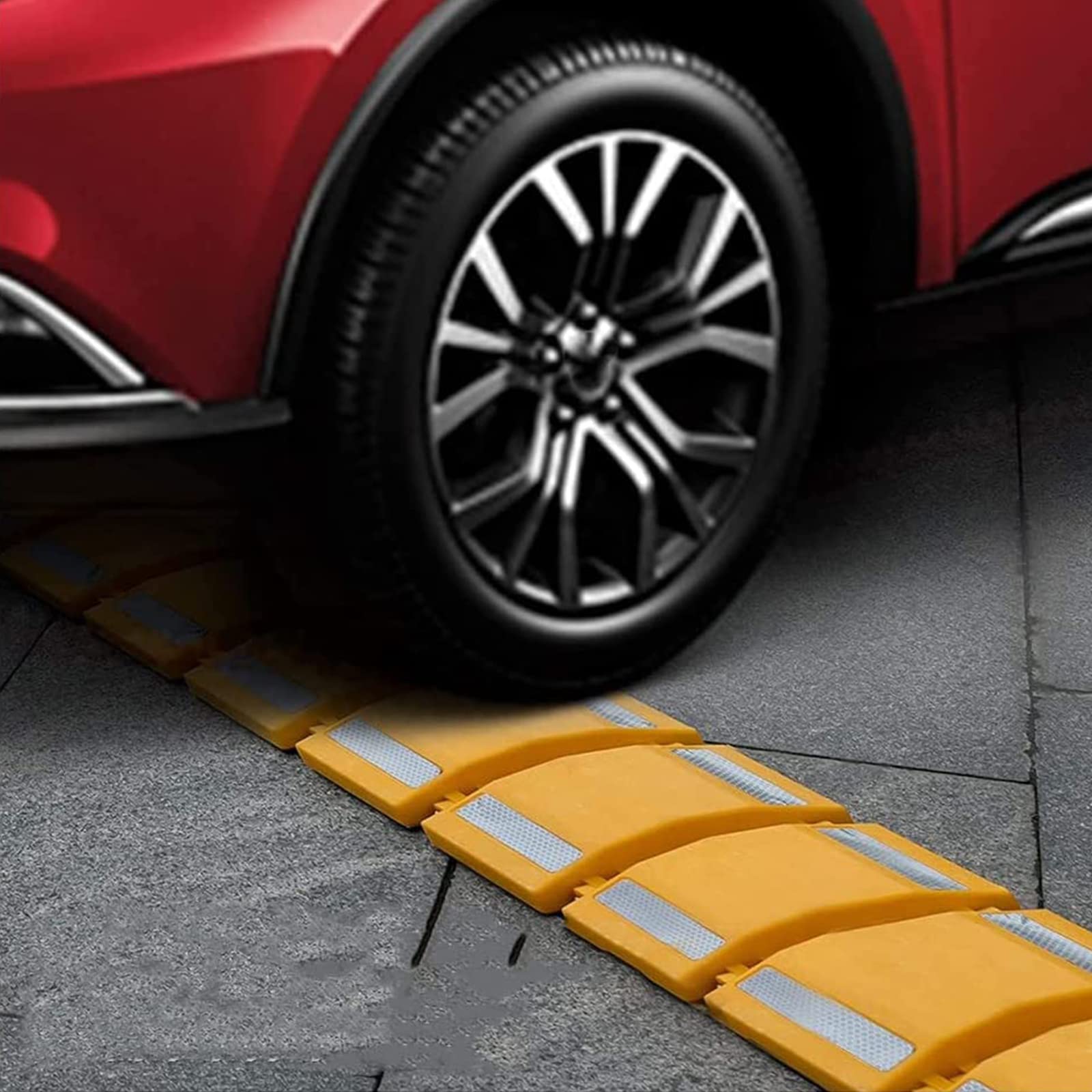 Buy ABGRC 1 Roll of Portable Traffic Speed Bump, 9.8'ft Length Car Truck Vehicles Speed Bumps