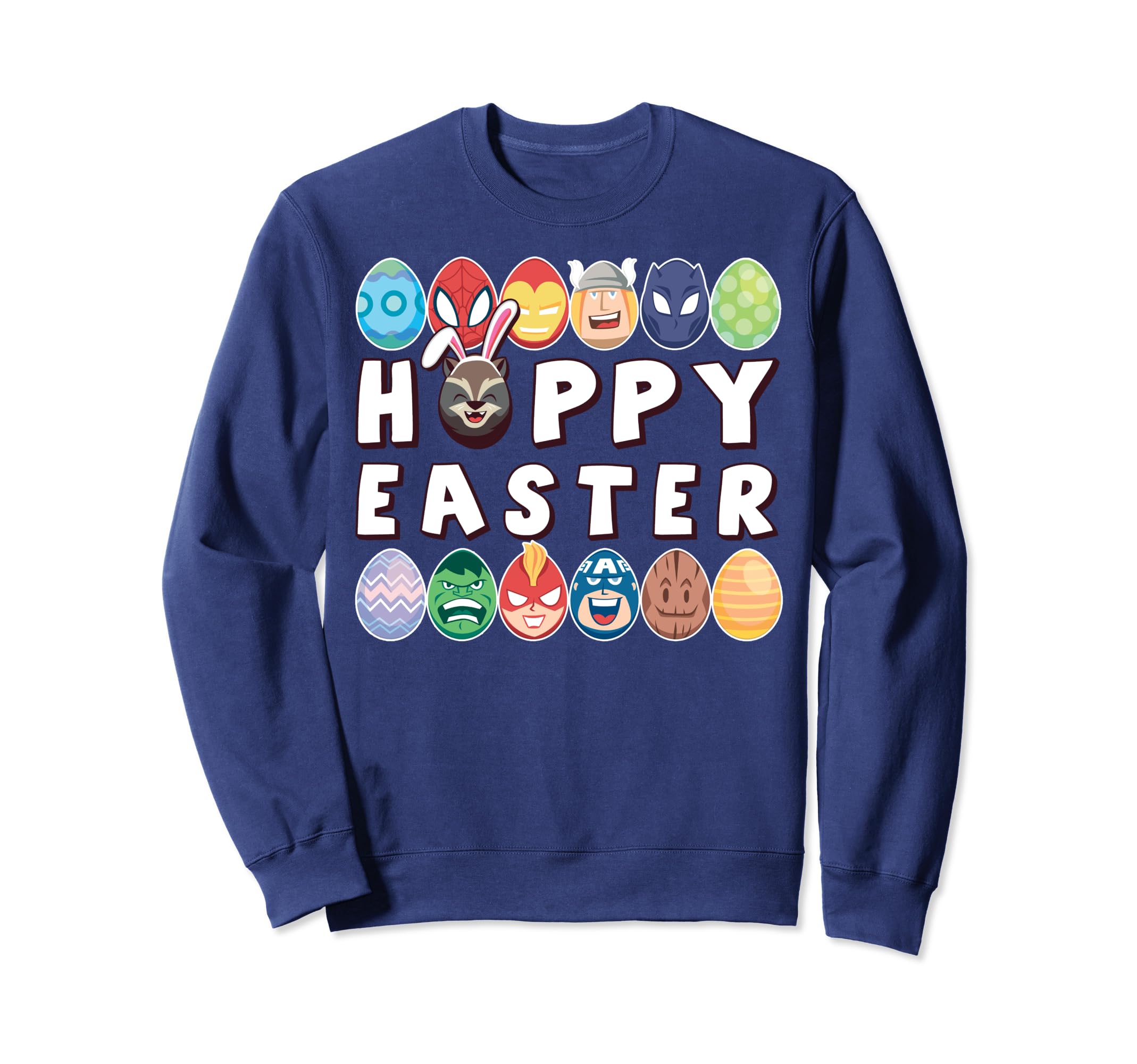 Sweat Marvel Easter en coton premium avec imprimé graphique Hoppy Easter - 2