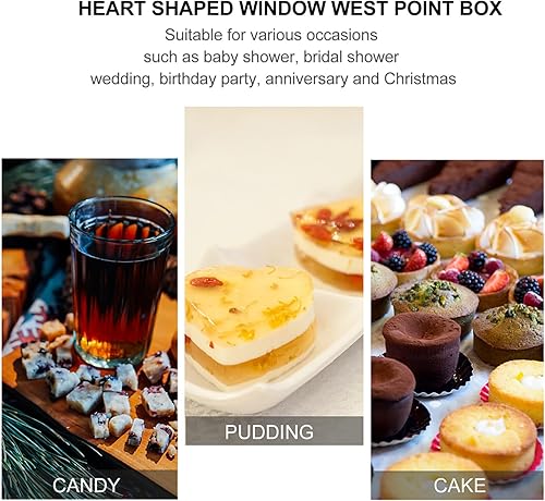 Miniatura 6 de Alipis 50 unidades de galletas de queso desechables para alimentos, mini cajas de magdalenas de queso sus galletas para pasteles, cajas