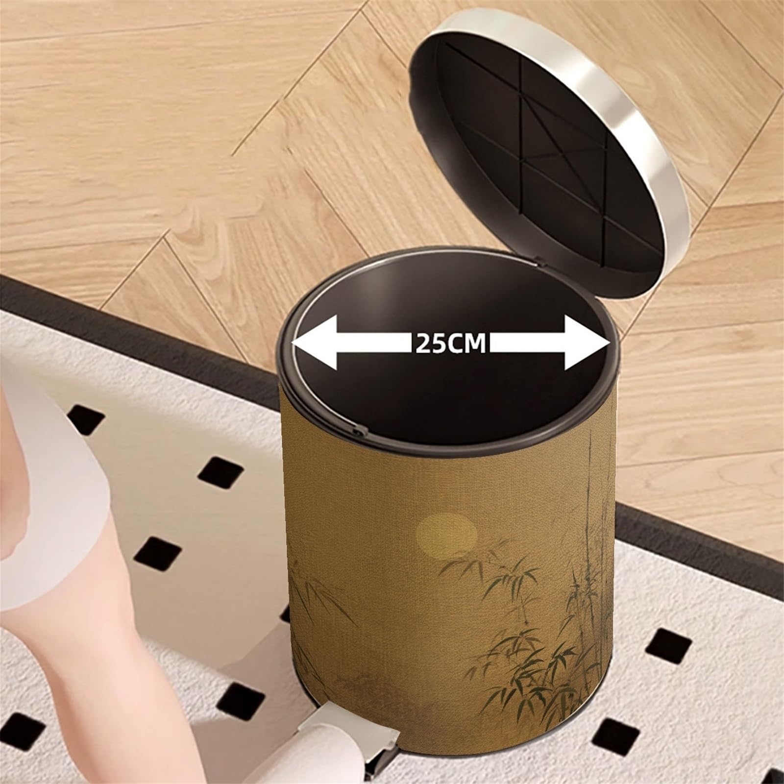 Cubo de basura y residuos para interiores de cocin Papelera, Oficina, Baño, Hotel bote de basura