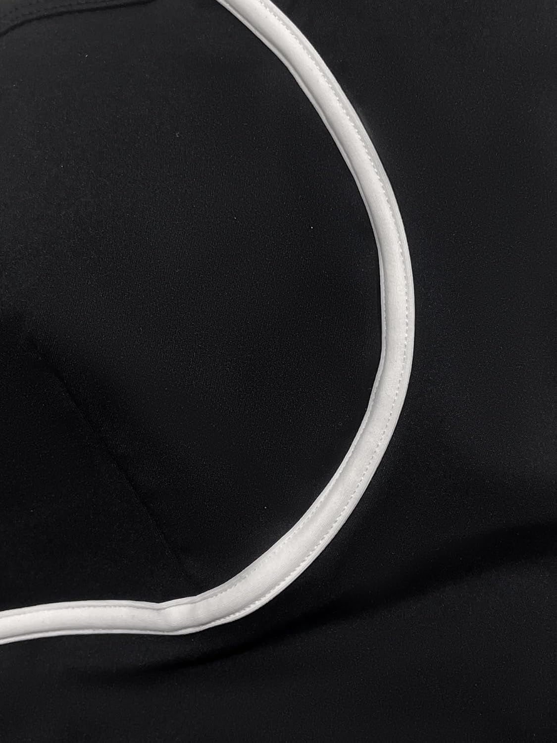 Women Workout Tank Tops Square Neck Crop Yoga Top Spaghetti Strap Built in Bras Longline Sport Bra - Image 7