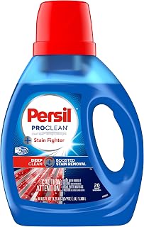 Persil ProClean Stain Fighter Liquid Laundry Detergent, 40 Fluid Ounces, 20 Loads