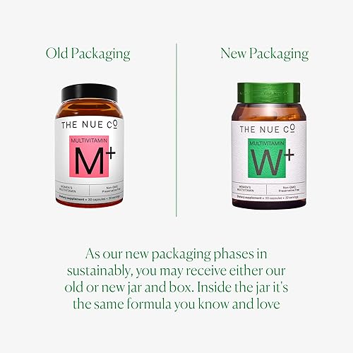 Miniatura 6 de The Nue Co. Suplemento multivitamínico para mujer - Apoya la energía, la inmunidad, la concentración, vegano, sin gluten, 30 cápsulas