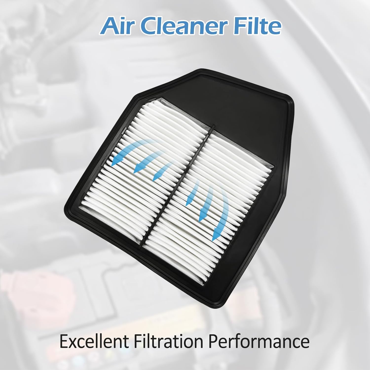 Engine Air Cleaner Intake Hose Tube Compatible with Honda Accord L4 2.4L 2008-2012 Replace 17228-R40-A00 696-052 with 17220-R40-A00 Air Filter