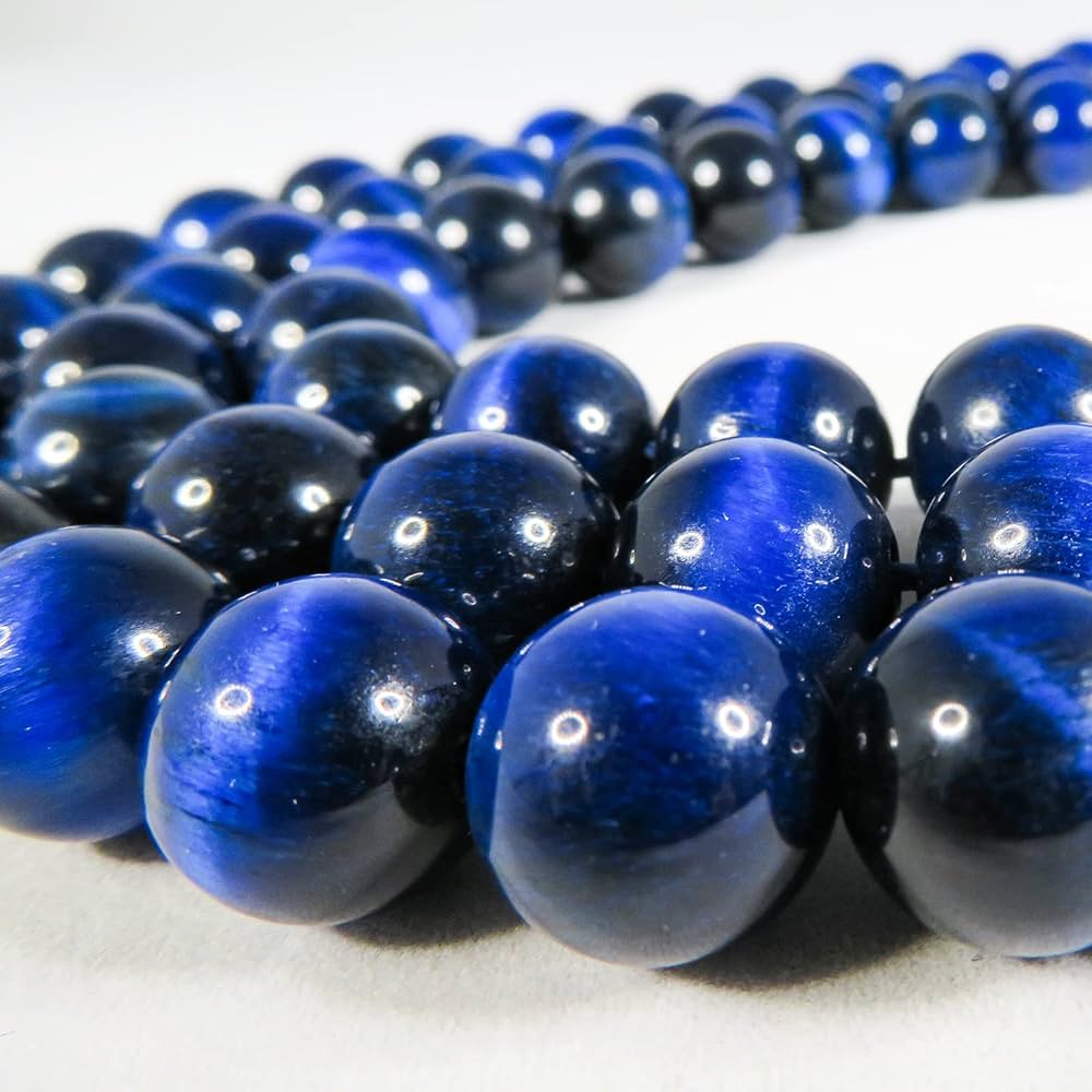 ブルータイガーアイ(青虎目石) 開運 お守り・20mm・丸玉お徳用!10個セット Amazon.co.jp: 【SmileStone】 青虎目石 マリンブルータイガー