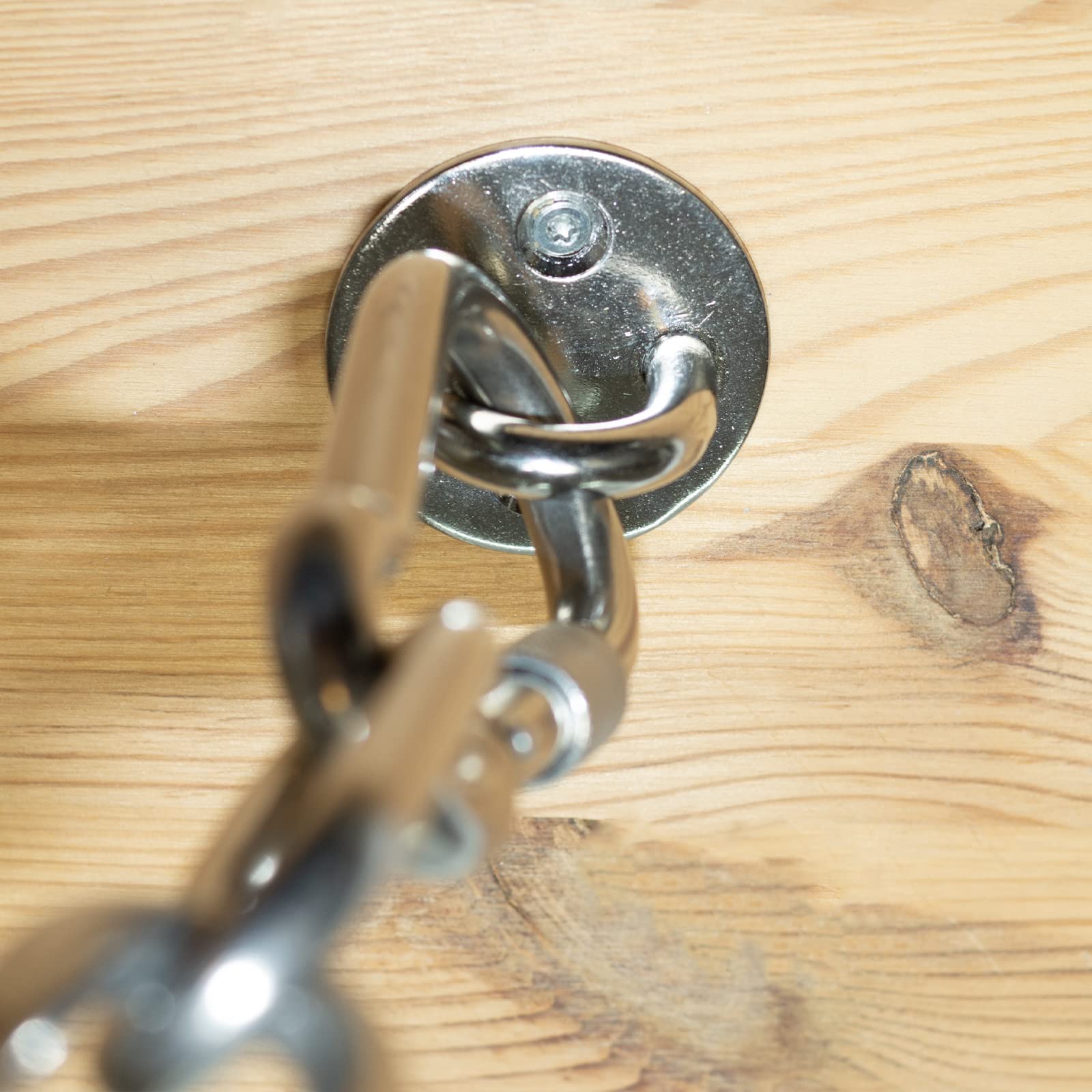 PRIOstahl Plaque à œillets, Plaque à Mousqueton, 1 Plaque Oculaire