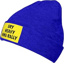 Dry Heavy and Rally Winter Beanie Hats for Men Women Warm Cozy Knitted Cuffed Slouchy Skull Cap Ski Hat,Black