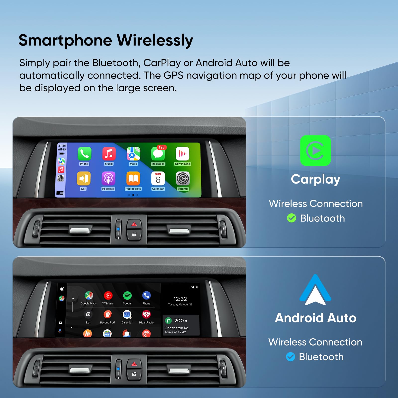 Amazon.com: 10.25-Inch Car Stereo for BMW 5 Series F10 F11