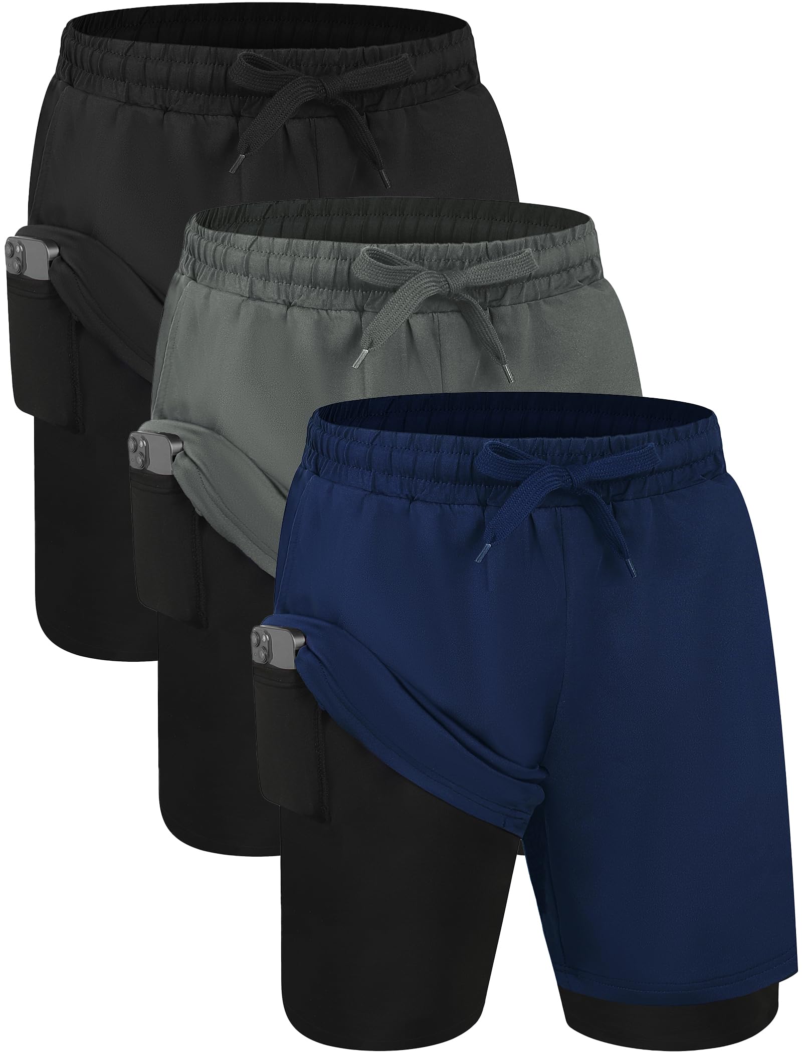 Short de sport garçon léger évitant la transpiration - 8