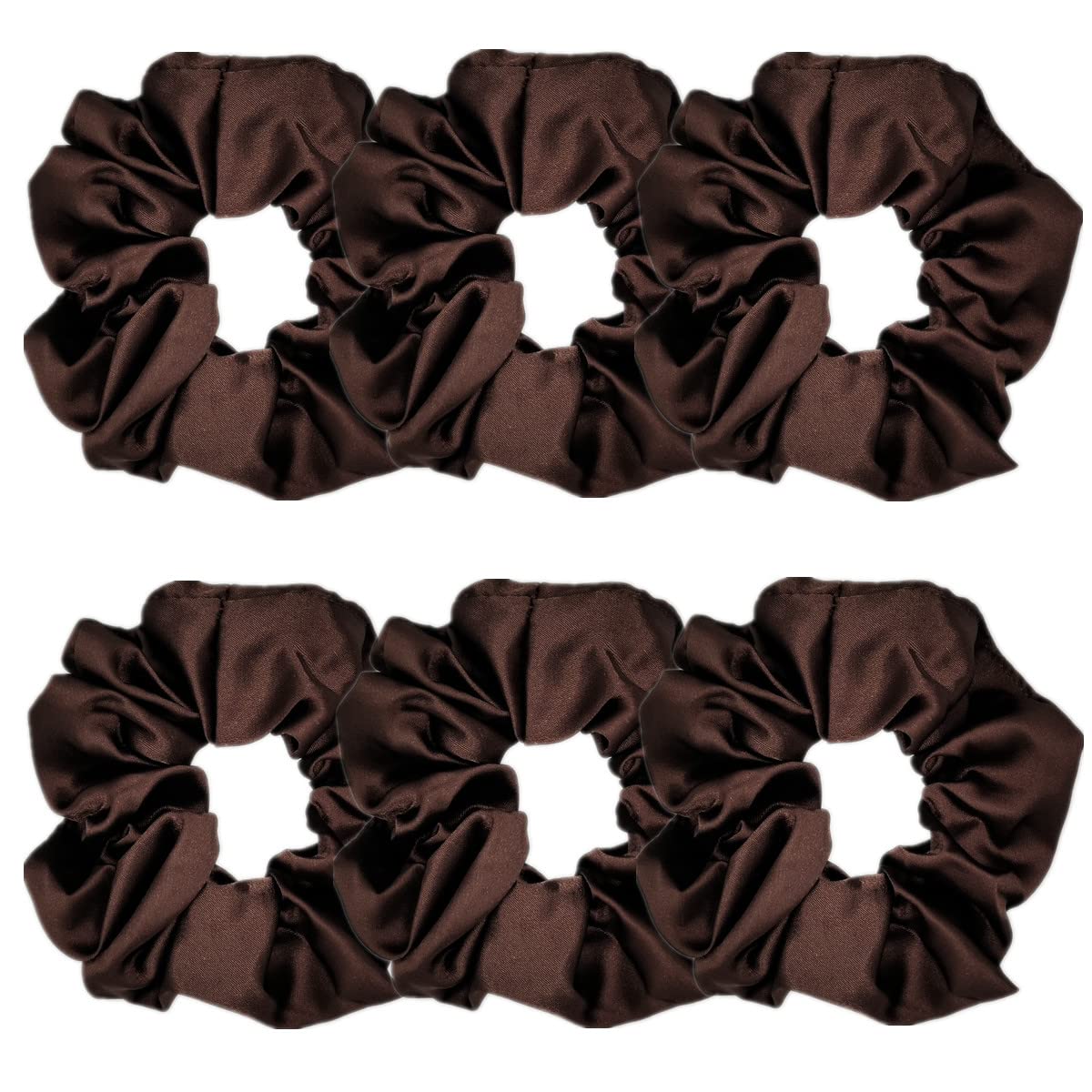 Set Satin Scrunchie Hair Ties For Women Elastic Ponytail Holders Hair Rope Rings From Hair Accessories - Price 10.64
