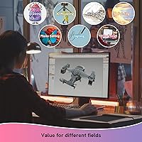 Vista 5 de Drawing Tablet,VEIKK S640 Digital Graphics Tablet, 6x4 Inch Ultra-Thin Portable OSU! Tablet, Battery-Free Stylus for OSU! Game and Teaching Online