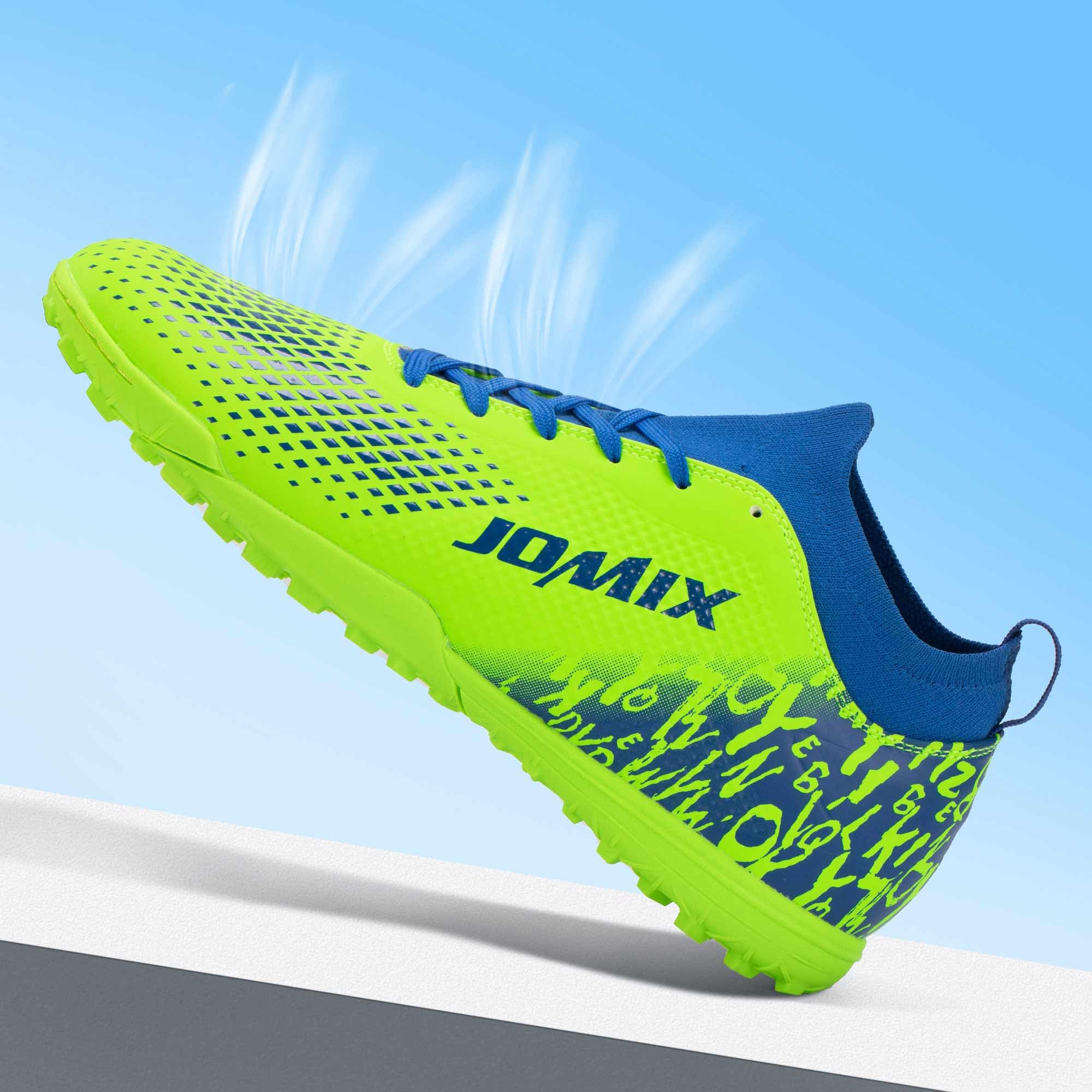JOMIX Scarpe da Calcetto Calcio Unisex Bambini Ragazzi Adolescenti – Multitacchetti TF per Campi Sintetici ed Erba Artificiale – Leggere Resistenti Antiscivolo WOS250436
