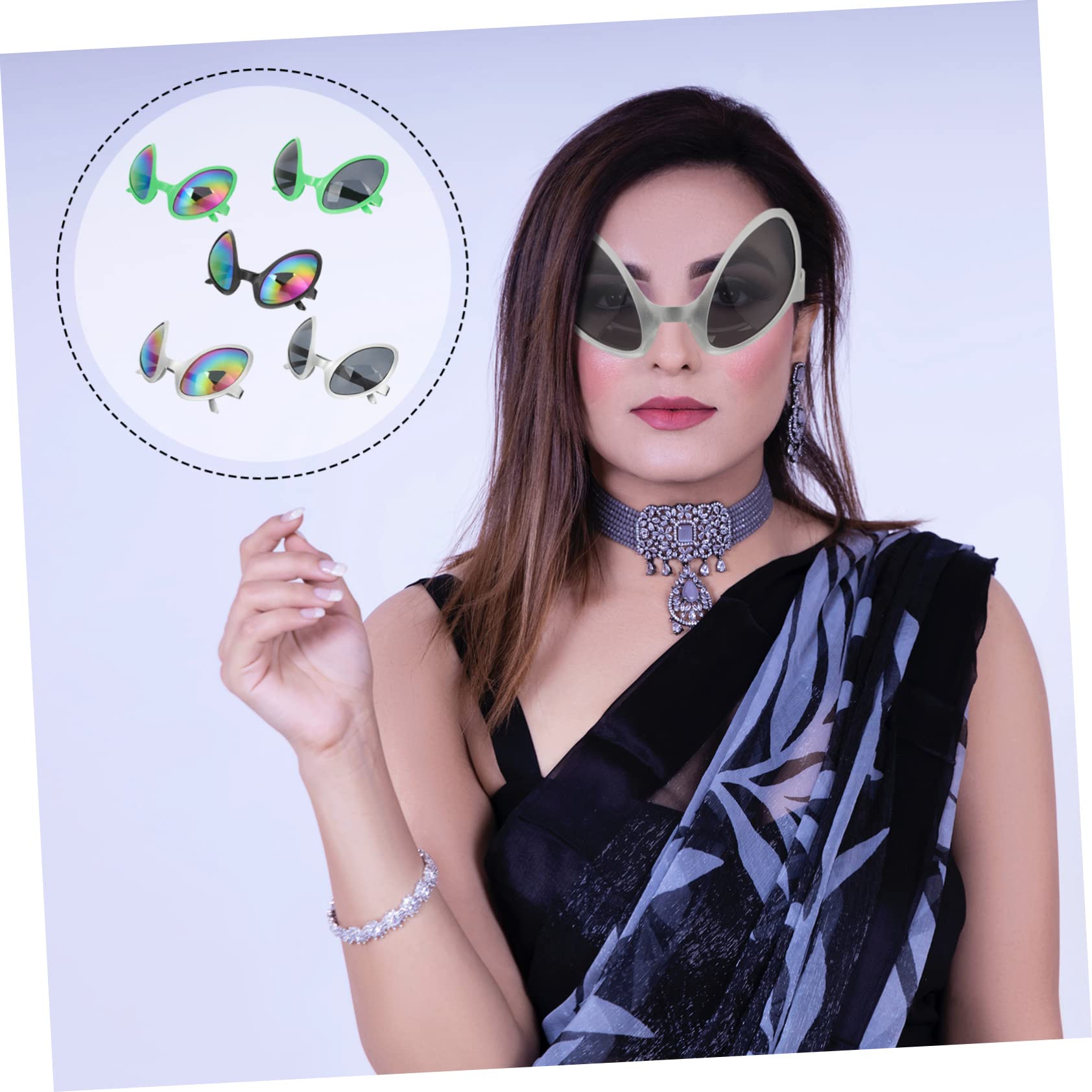 LIFKOME 5piezas Gafas De Sol De Fiesta Divertidas y Resistentes Unidades Gafas De Verano Geniales Para Fiestas y Cumpleaños