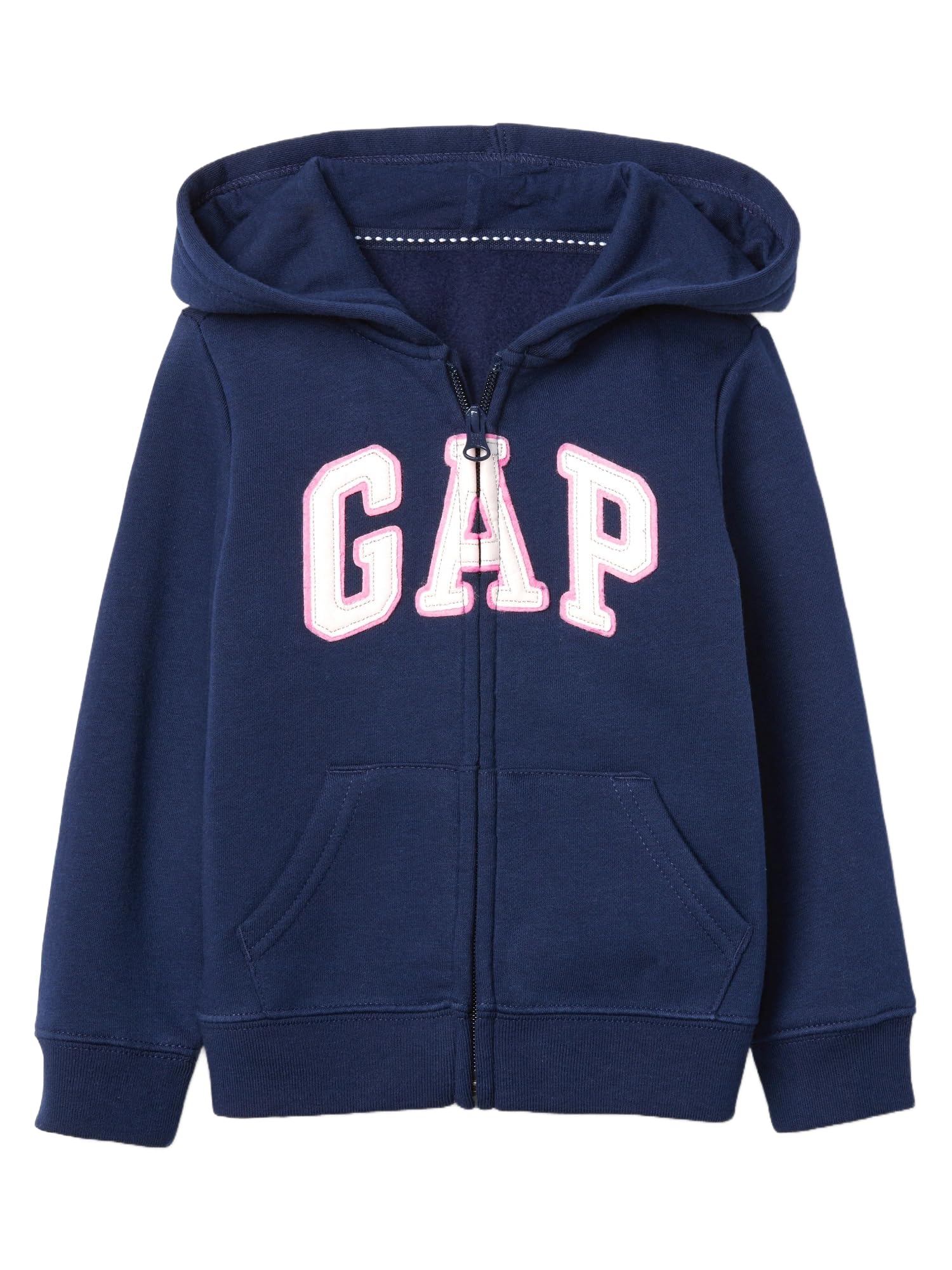 GAP Toddler Girl Logo Zip Hoodie Sweatshirt à Capuche Bébé Fille