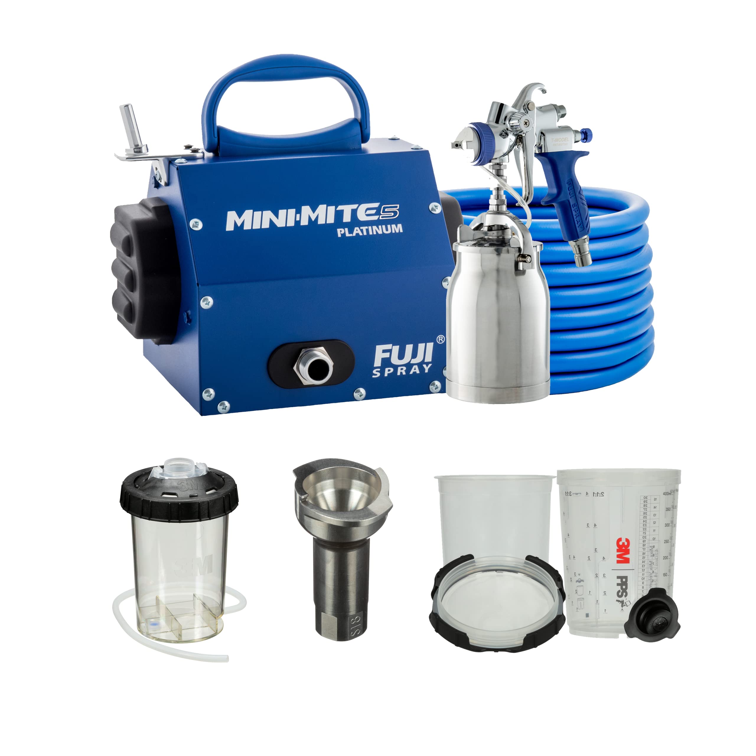 Fuji Spray 2905-T70 Mini-Mite 5 Platinum Bottom Feed HVLP Spray