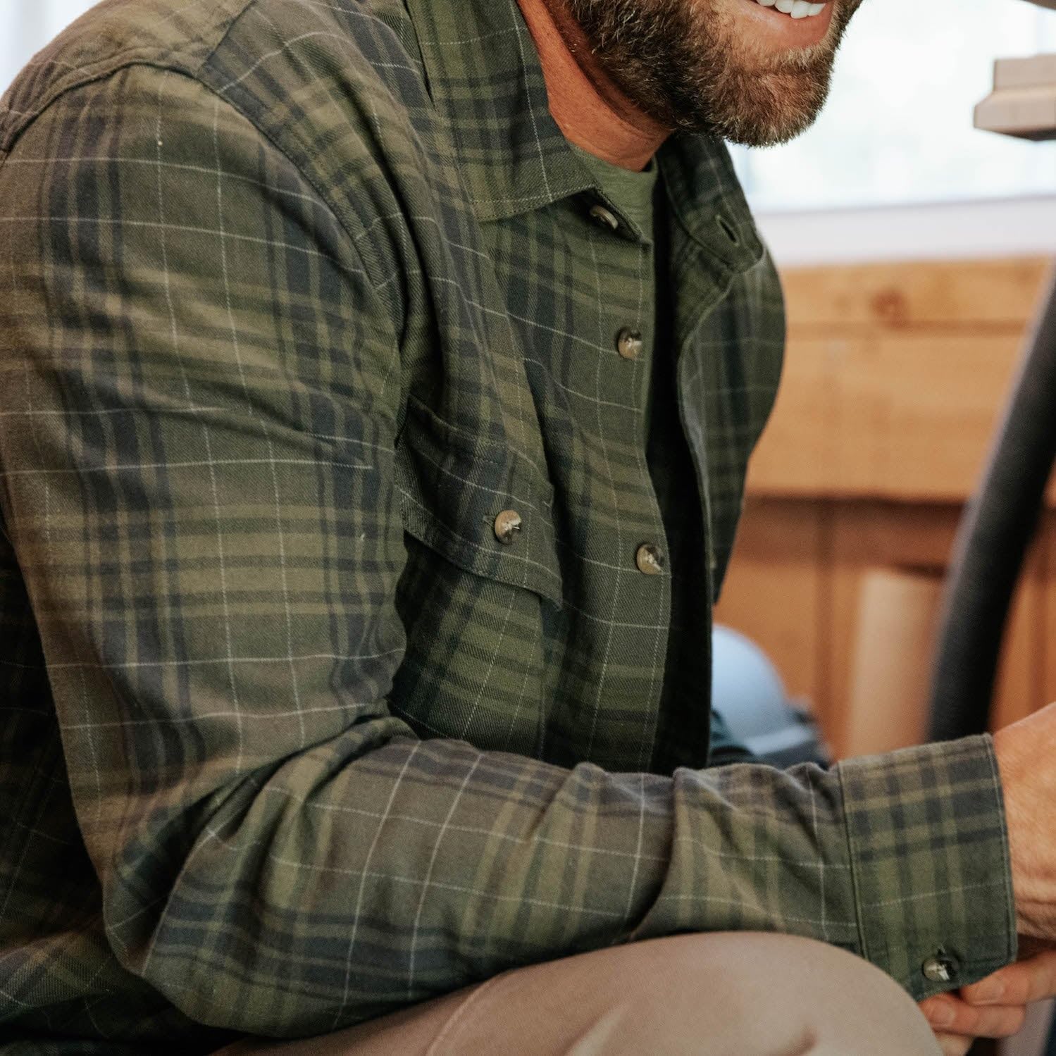 Mountain Khakis Men's Park Flannel Shirt - Image 7