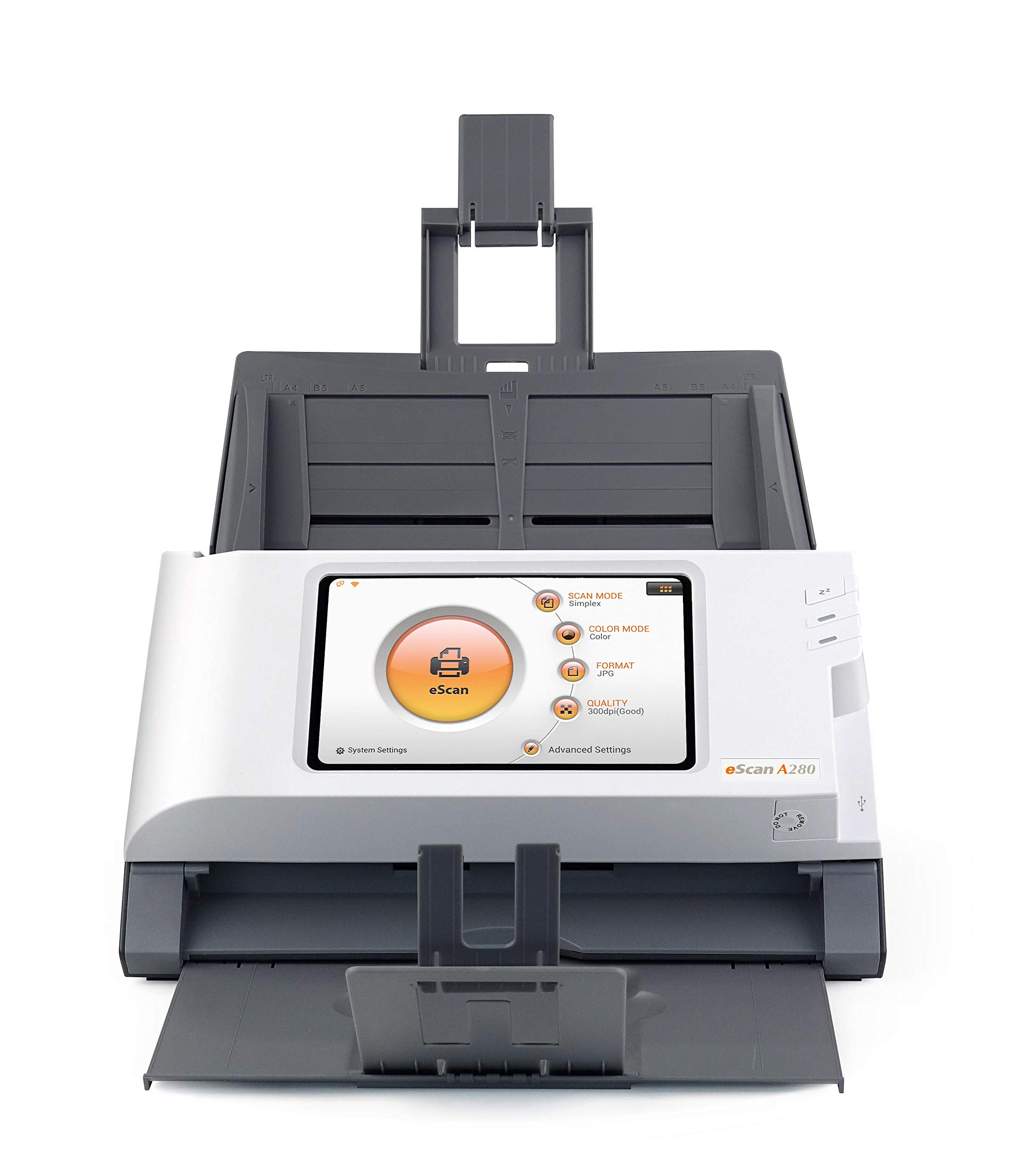 Plustek eScan A280 Essential Netzwerkscanner (ADF, Stand Alone, WLAN, LAN, USB)