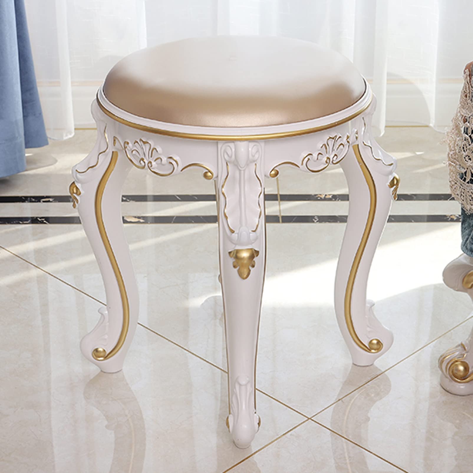 Chaise de piano et coiffeuse chic en acier et ABS haute densité