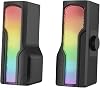 Rampage Arty X13 2.0 Bluetooth Rms 3W*2 RGB Illuminated Multimedia Usb 5V 45dB Gaming Player Speaker