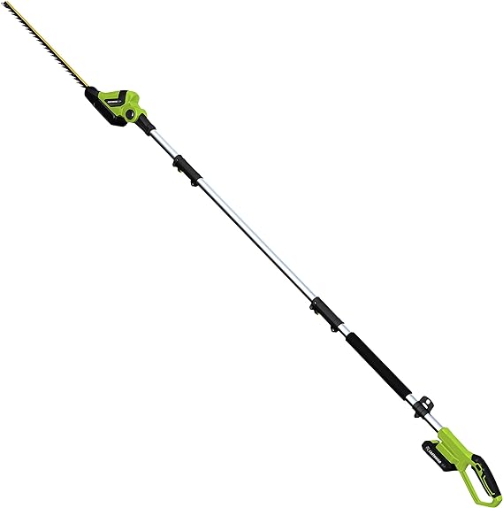 Review Earthwise LPHT12022 Volt 20-Inch Cordless Pole Hedge Trimmer, 20 inch, 2.0AH Battery & Fast Charger included Review Earthwise LPHT12022 Volt 20-Inch Cordless Pole Hedge Trimmer, 20 inch, 2.0AH Battery & Fast Charger included