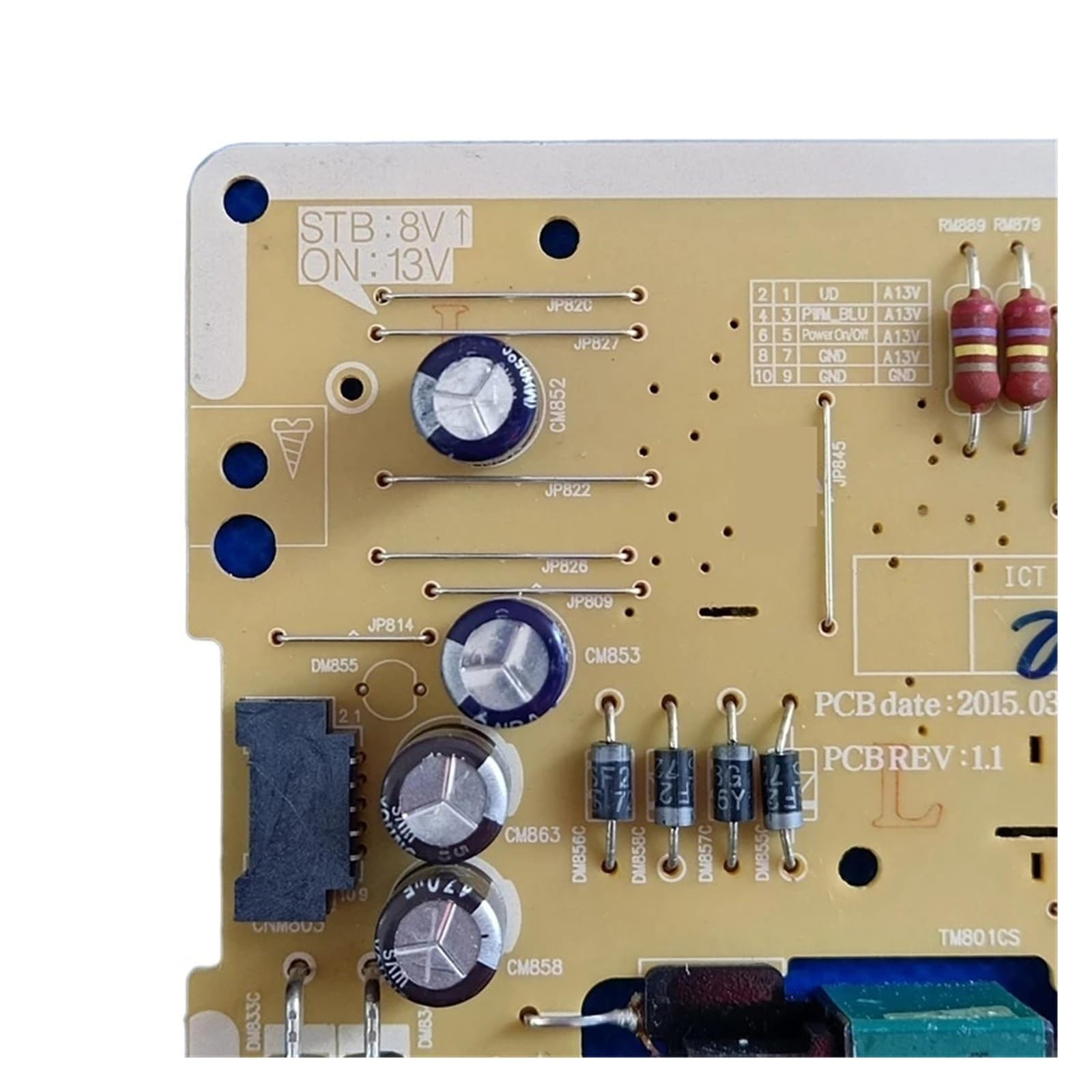Carte mère TV BN44-00852A, compatible avec Samsung UE40J5000AW UE40J5200AK UN43J5200AF UN43J5202AF HG43NE478SF UE48J5000AW