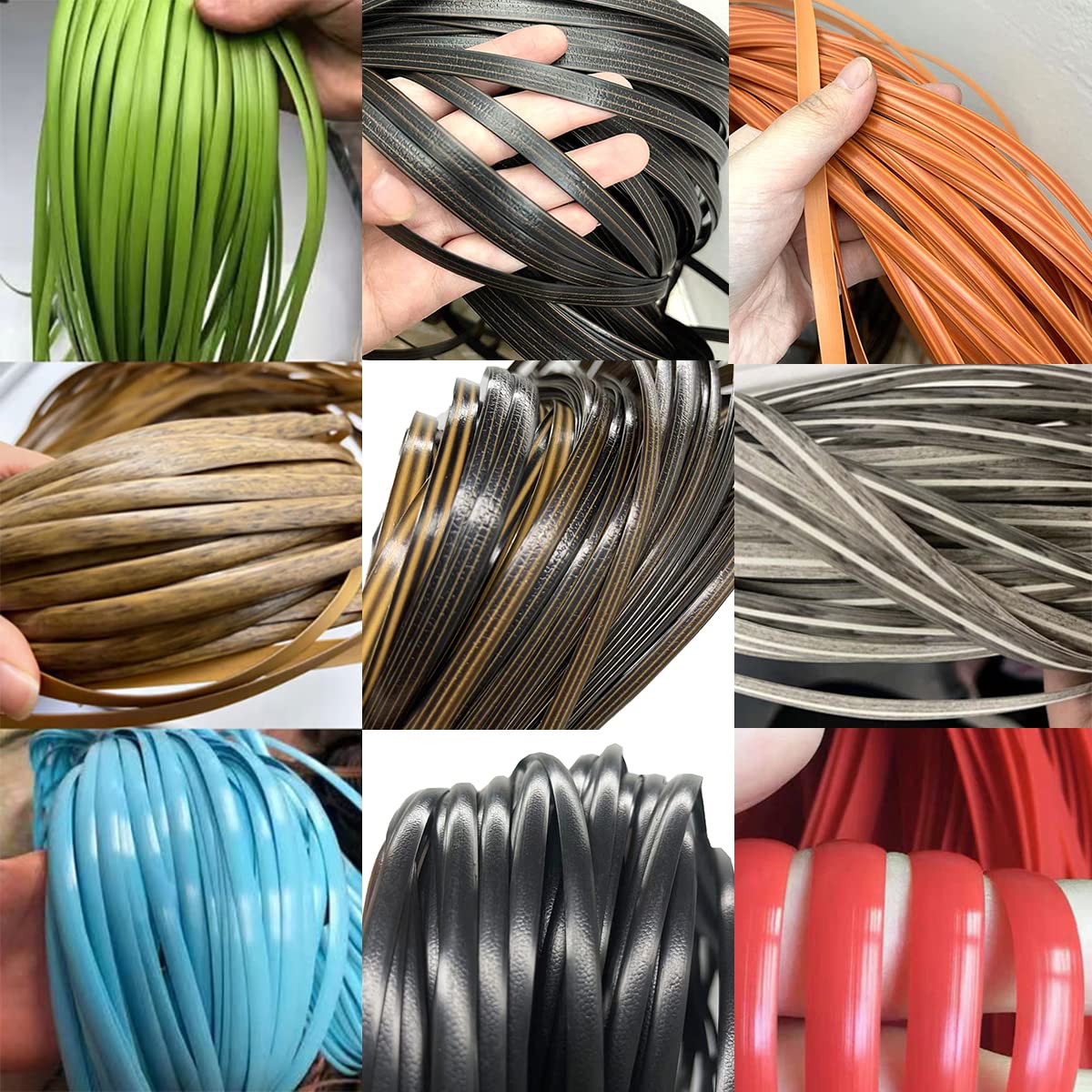 Kunststoff Rattan Geflecht 8mm - 500g Reparaturset Für Möbel