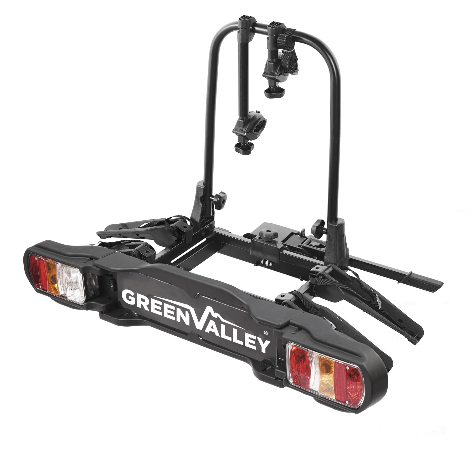 Discovery-2, Complete for 2 Bikes with Folding Plastic Rail