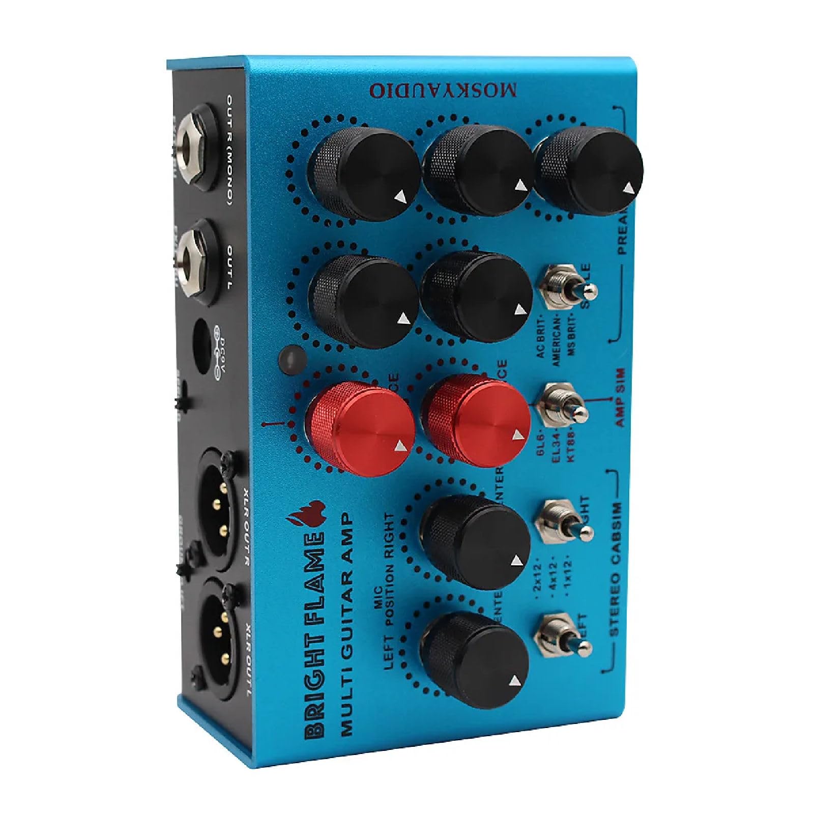 Amazon.com: Mosky Bright Flame DI Box Pedal de efecto