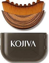 Kojiva Lymphatic Face Brush,Kojiva Face Brush,Dry Soft Organic Reduce Puffiness Improve Skin & Radiance Relieve Fatigue - Ergonomic Design for Daily Skin.(1pc)