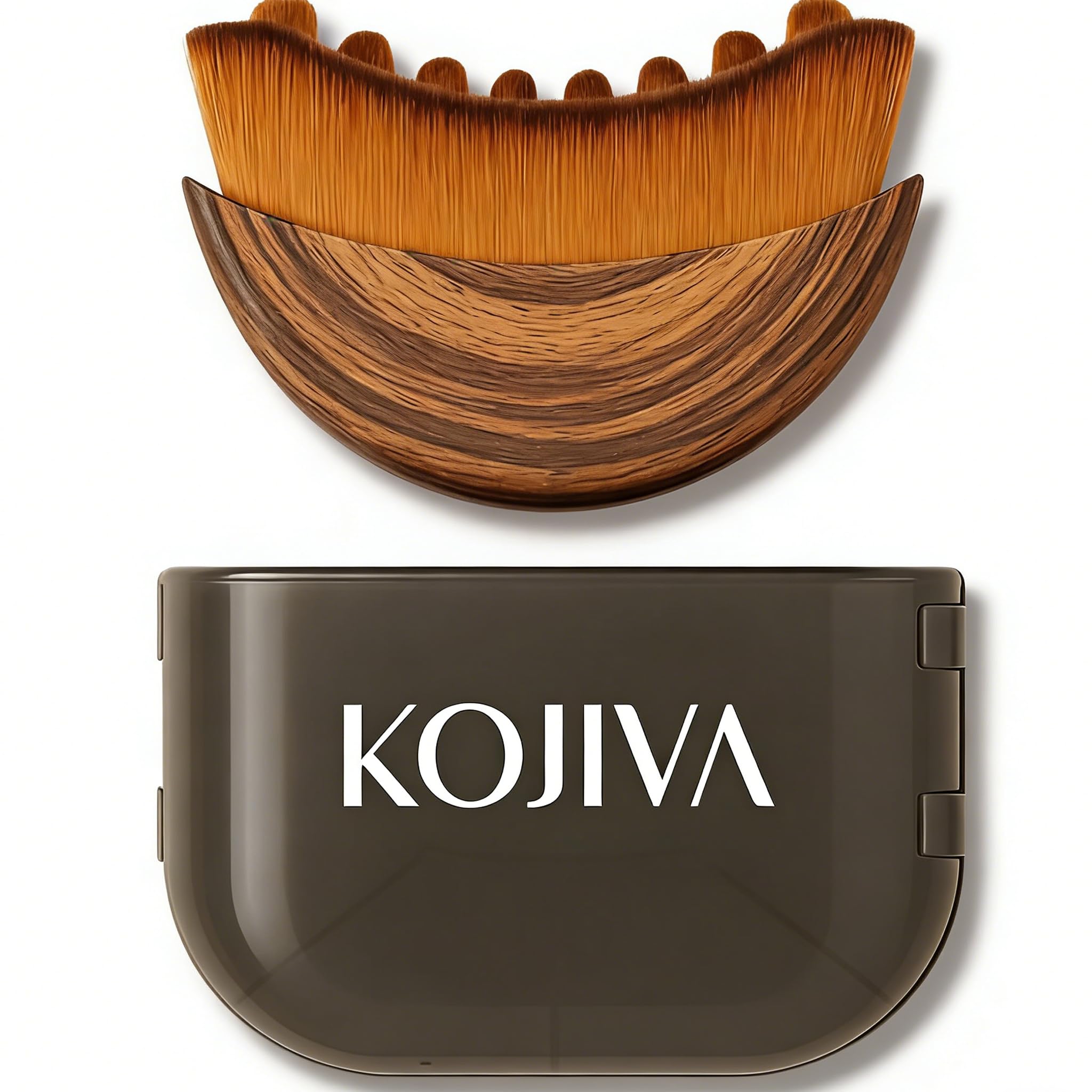 Kojiva Lymphatic Face Brush,Kojiva Face Brush,Dry Soft Organic Reduce Puffiness Improve Skin & Radiance Relieve Fatigue - Ergonomic Design for Daily Skin.(1pc) - 1