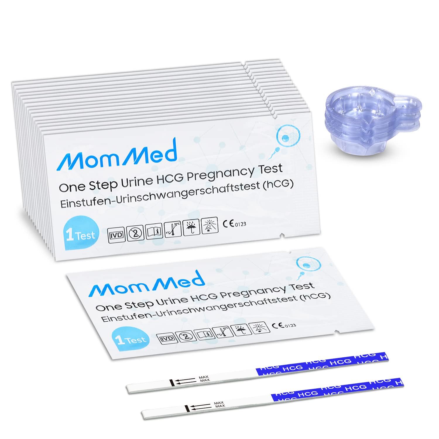 Buy MOMMED Early Pregnancy Tests(25 MIU/ml), 25 X Pregnancy Test Strips