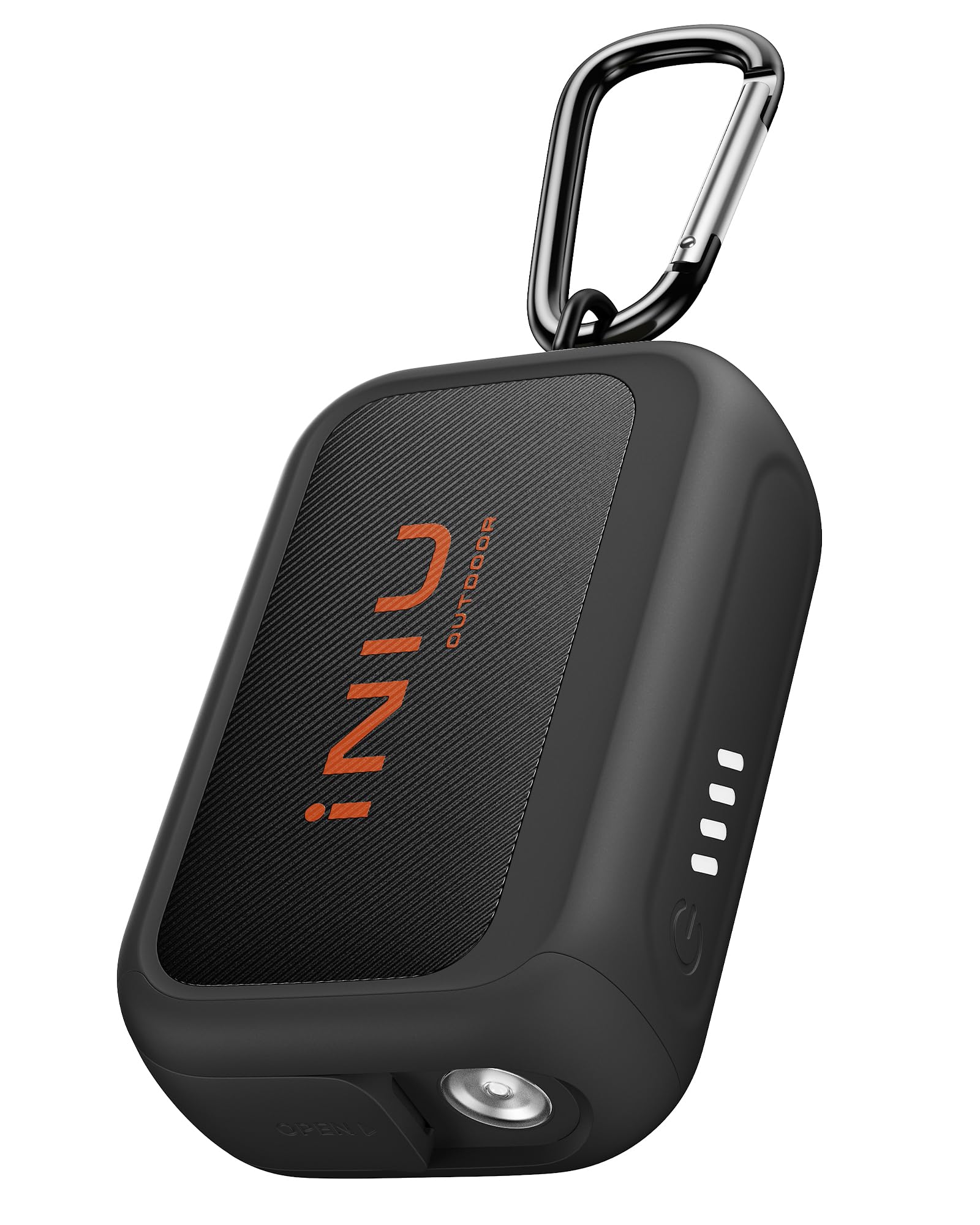 INIU 45W Power Bank, 10000mAh Caricatore Portatile Outdoor Robusto | Batteria per campeggio ed escursioni con moschettone, cavo USB-C e torcia, per iPhone 17 16 Samsung S26 e altro