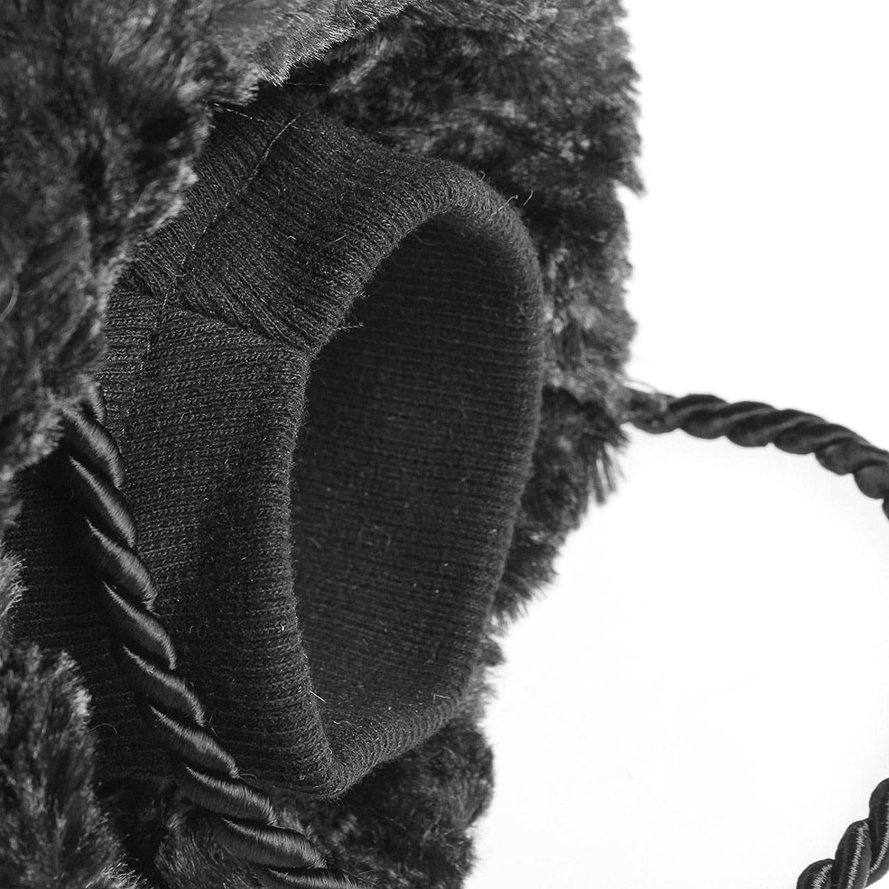 Laraice Muff Handwärmer Webpelz Damen - Made in Germany Handgelenkswärmer mit Futter Winter Herbst-Winter