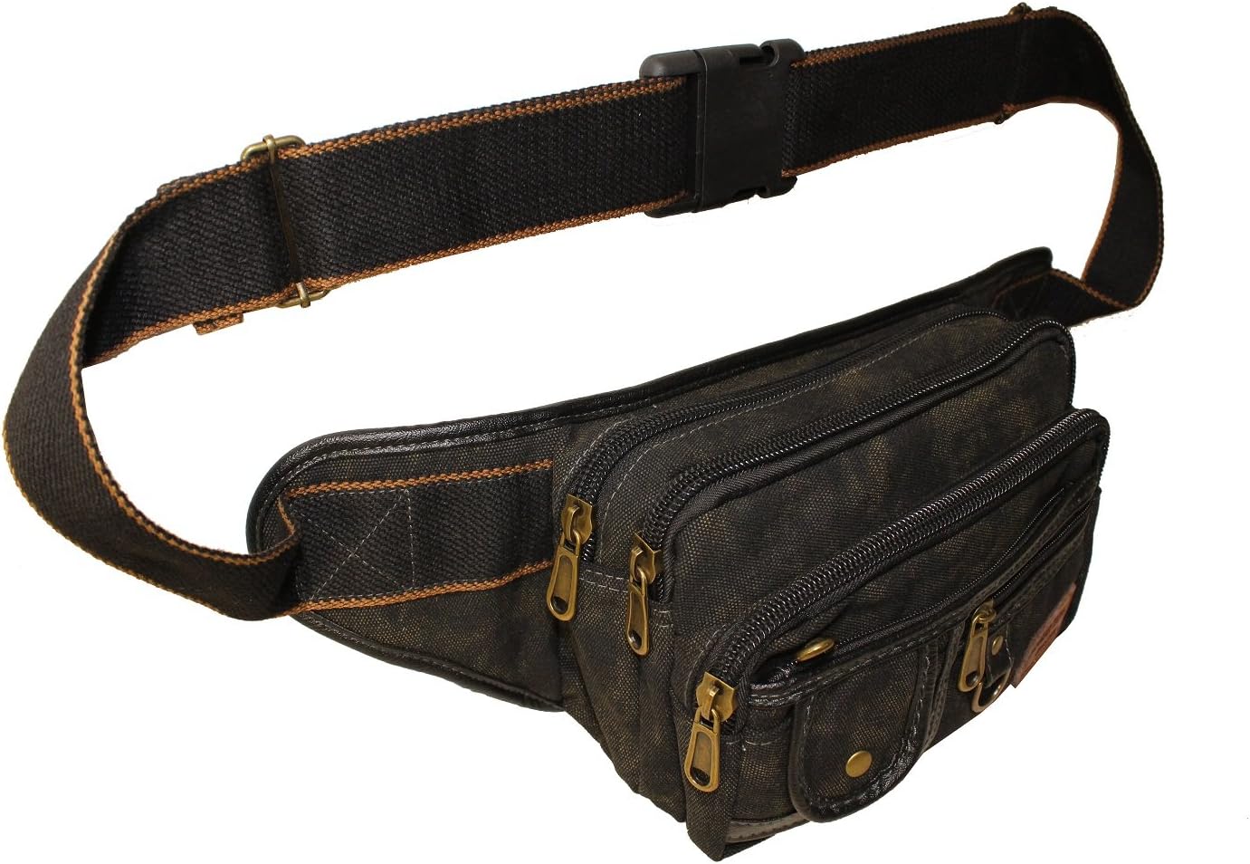Waist Bag Fanny Pack For Men Travel Pouch For Women Anti Theft Waist Bag Belt Bag Waist Pouch For Travel Workout Running Hiking (Black 1106L)