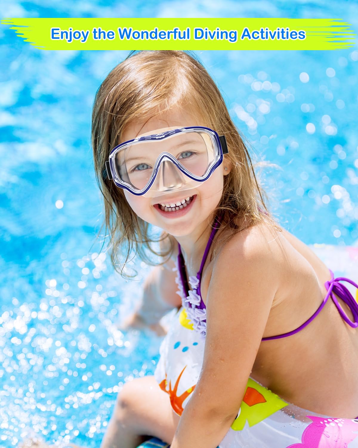 Occhialini Nuoto Per Bambini 3+anni Cinturino Regolabile Design Assortiti 21080 TrAdE Shop Traesio
