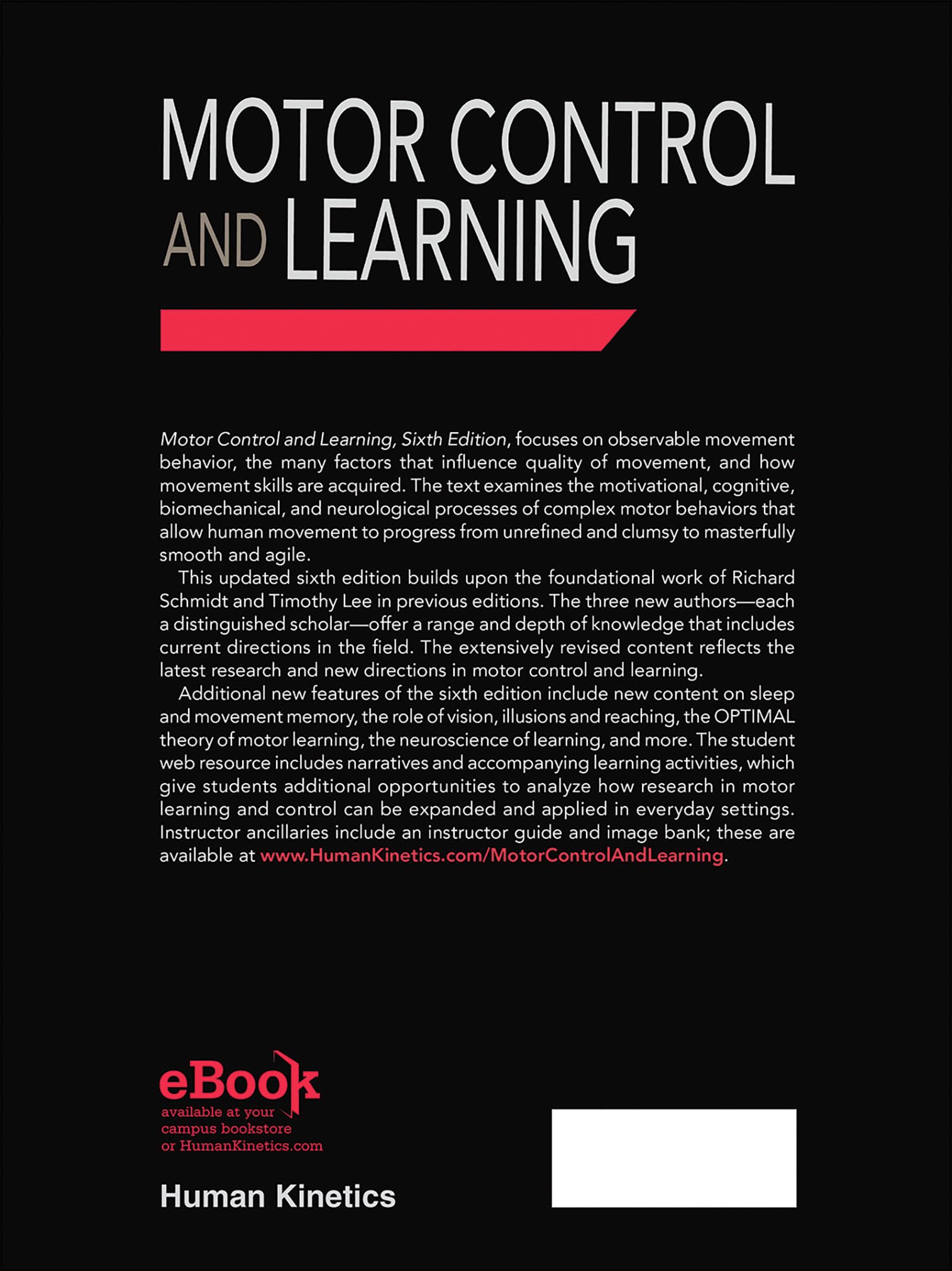 Motor Control and Learning: A Behavioral Emphasis