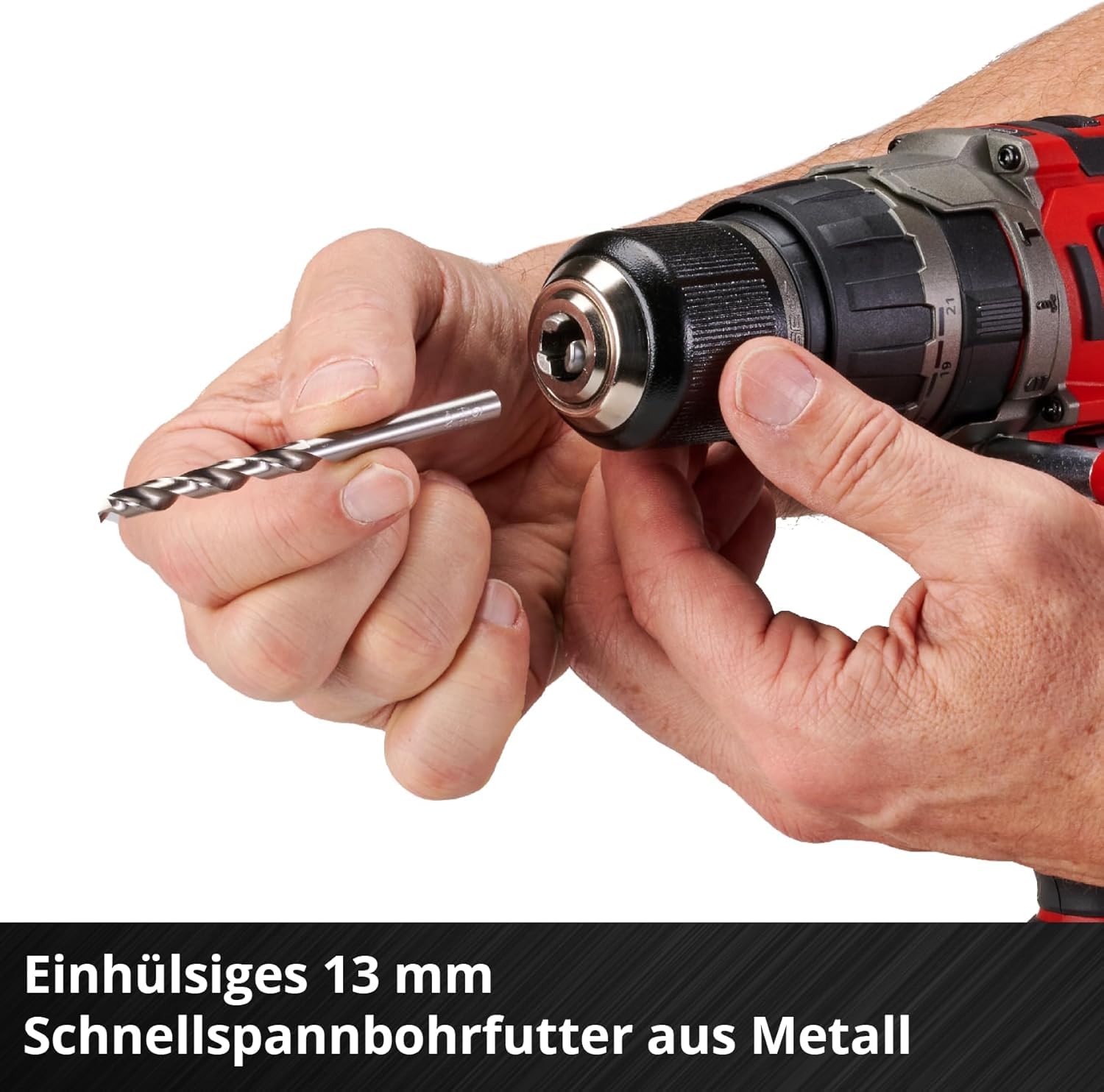 Einhell Professional Akku-Schlagbohrschrauber TP-CD 18/70 Li-i BL - Solo Power X-Change (18 V, Brushless, 70 Nm, Schlagbohrfunktion, 13 mm Bohrfutter, 2 Gang, ohne Akku)