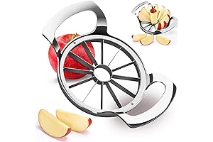 4.72 Inch Extra Large Apple Slicer with 12 Blades - Professional Heavy Duty Apple Cutter