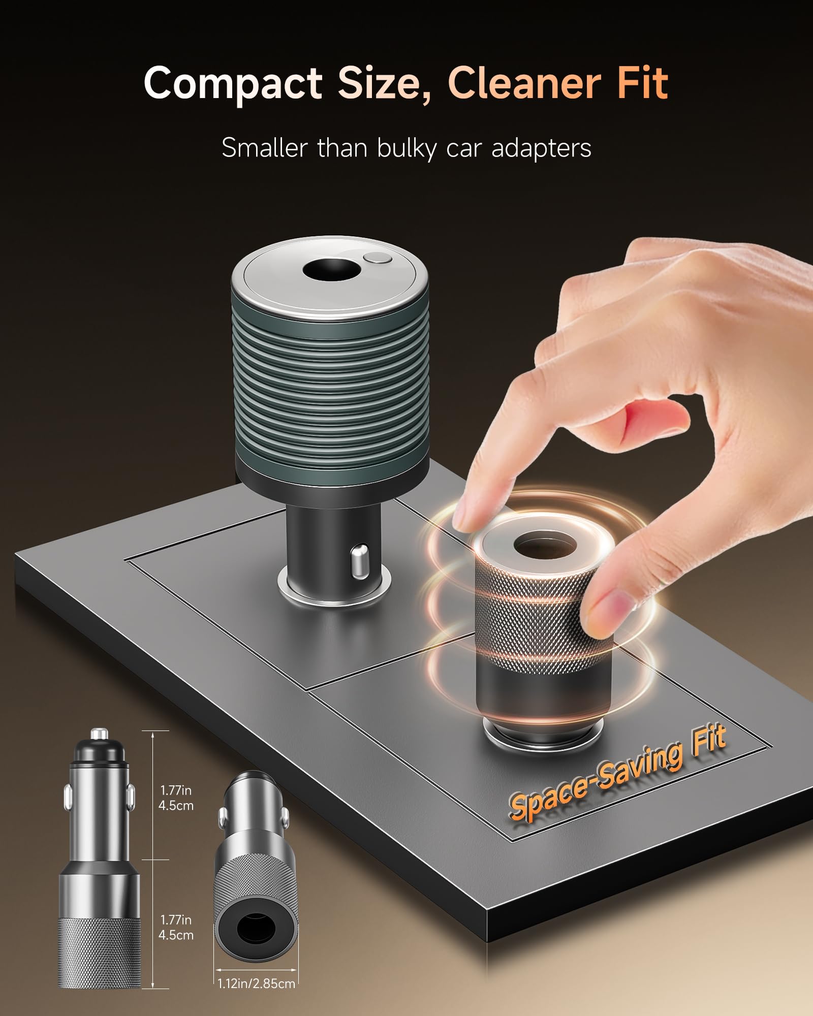 Starlink Mini Car Power Adapter, 12V-24V to 30V DC Step Up Converter, 60W Stable Output, Supports 200FT DC Cable Run, Aluminum Alloy Car Charger for RV Camping Truck Boat - 5