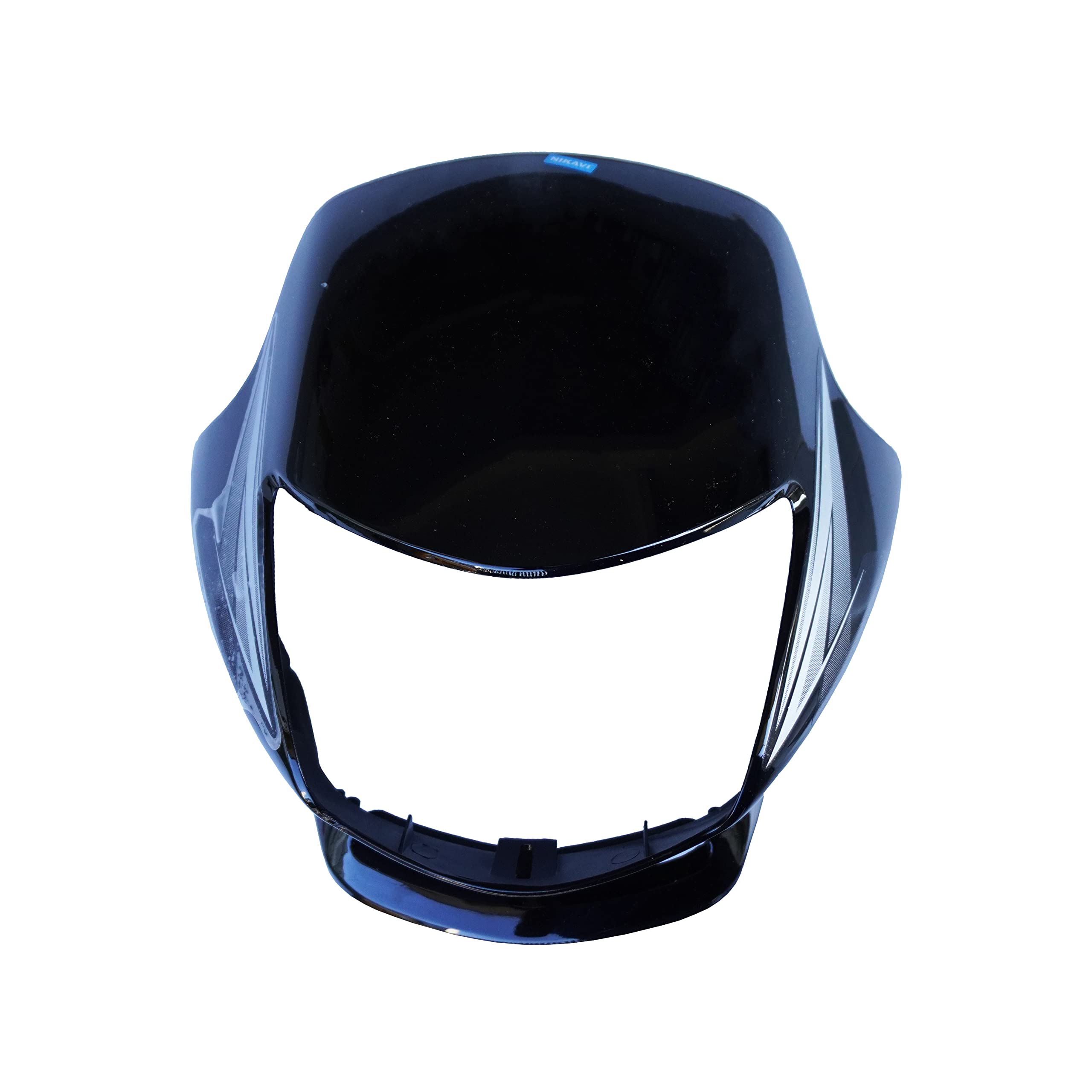 NIKAVI N620A Head Light Visor Mask Compatible for Honda Cb Shne Bk-Grey