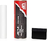 Vista 11 de [ARMOR UP] Película de protección de pintura transparente brillante de 3"x60" - Envoltura protectora automotriz de TPU de 6-mil - No amarillea