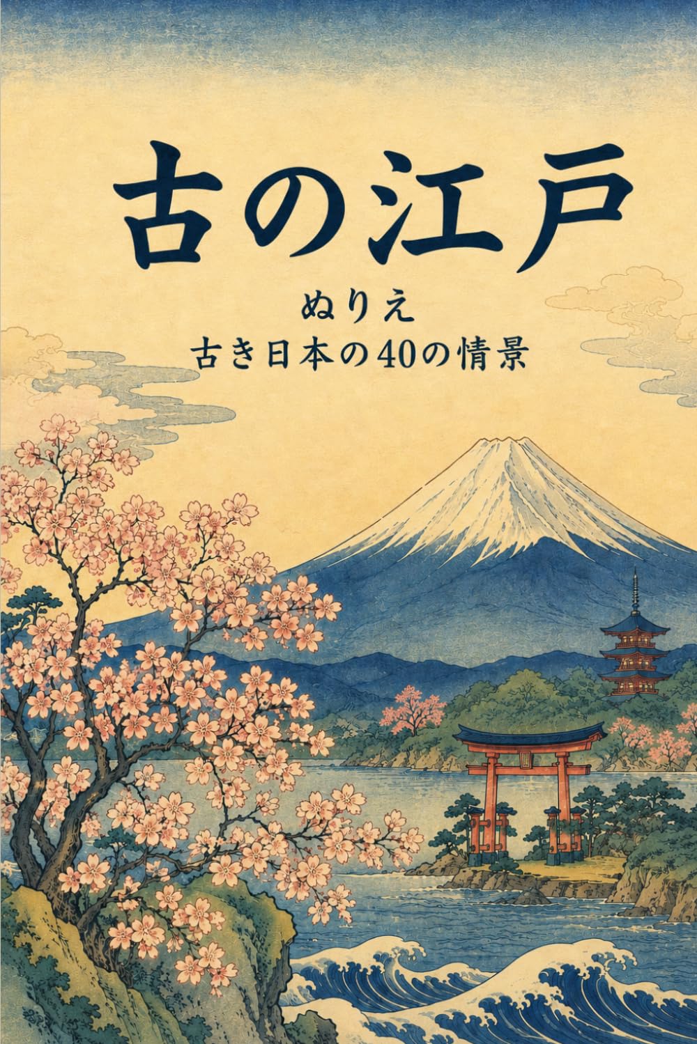 古の江戸: ぬりえブック ― 古き日本の40の情景