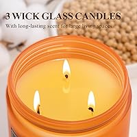 Vista 21 de Fall Candles, Apple Pie Scented Candle for Home- Fall Scented Candles Gift Set for Women & Men, Autumn Aromatherapy Candle for Holiday