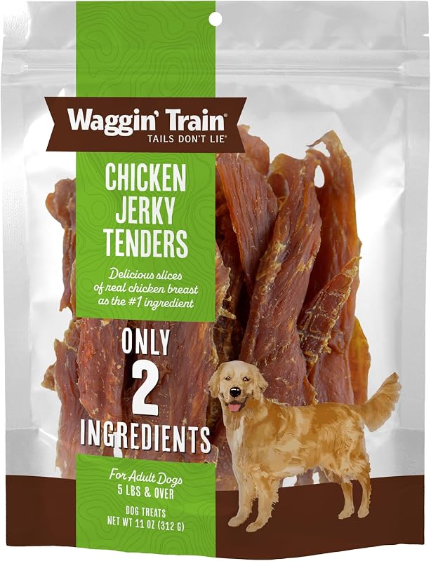 Petisco para Cães de Carne Seca de Frango sem Grãos Waggin' Train 312 g